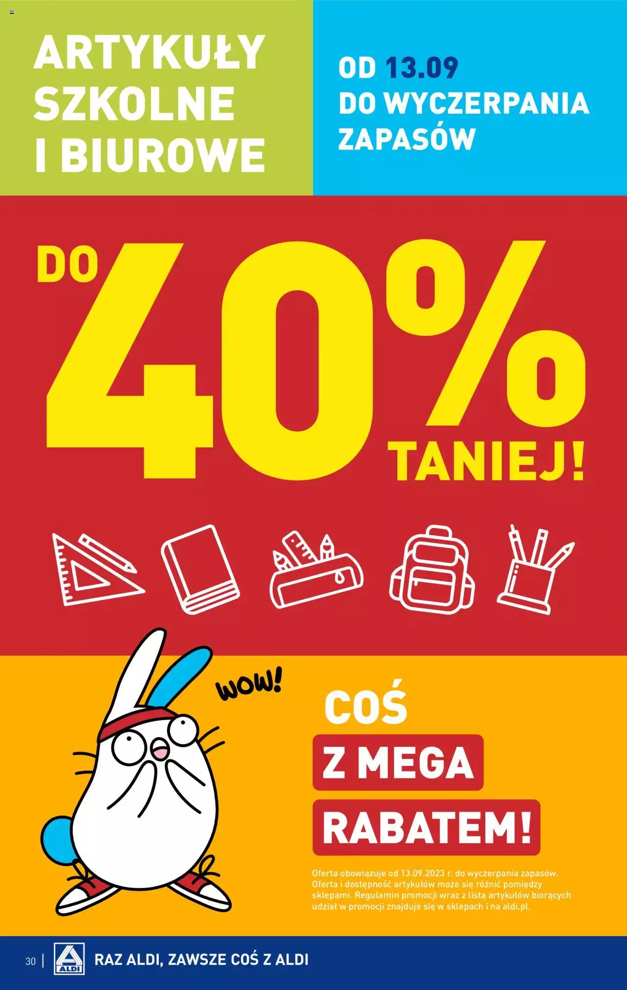 Aldi Gazetka ważna od 11.09.2023 do 16.09.2023 strona 30