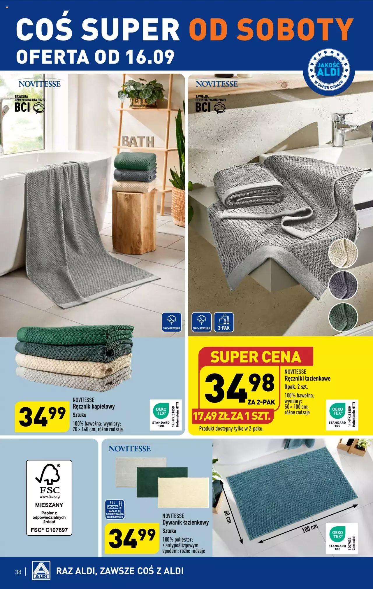 Aldi Gazetka ważna od 11.09.2023 do 16.09.2023 strona 38