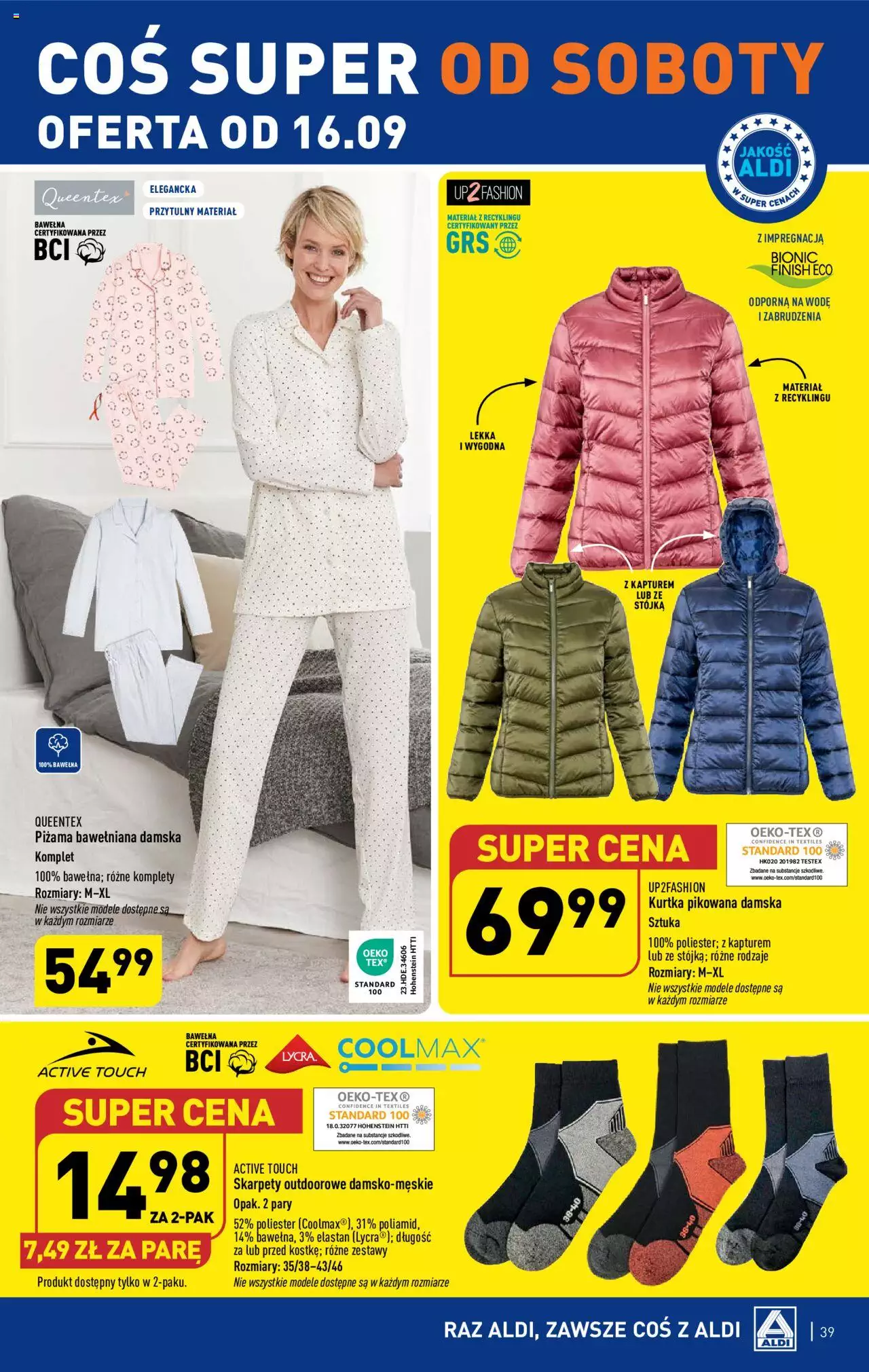 Aldi Gazetka ważna od 11.09.2023 do 16.09.2023 strona 39