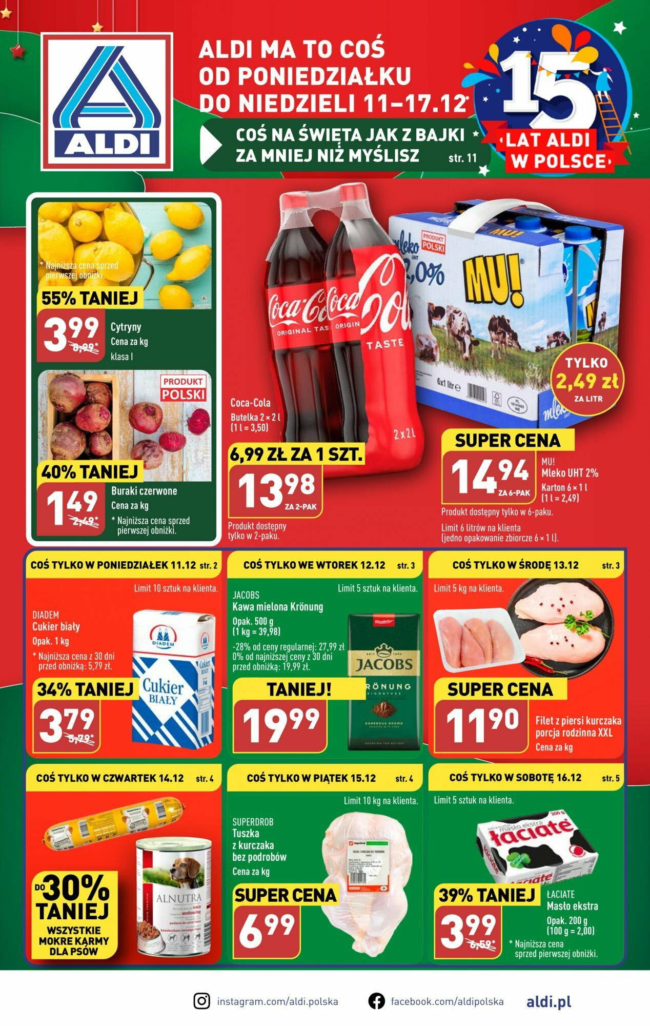 Aldi gazetka ważna od  11.12.2023 do 17.12.2023 strona 1