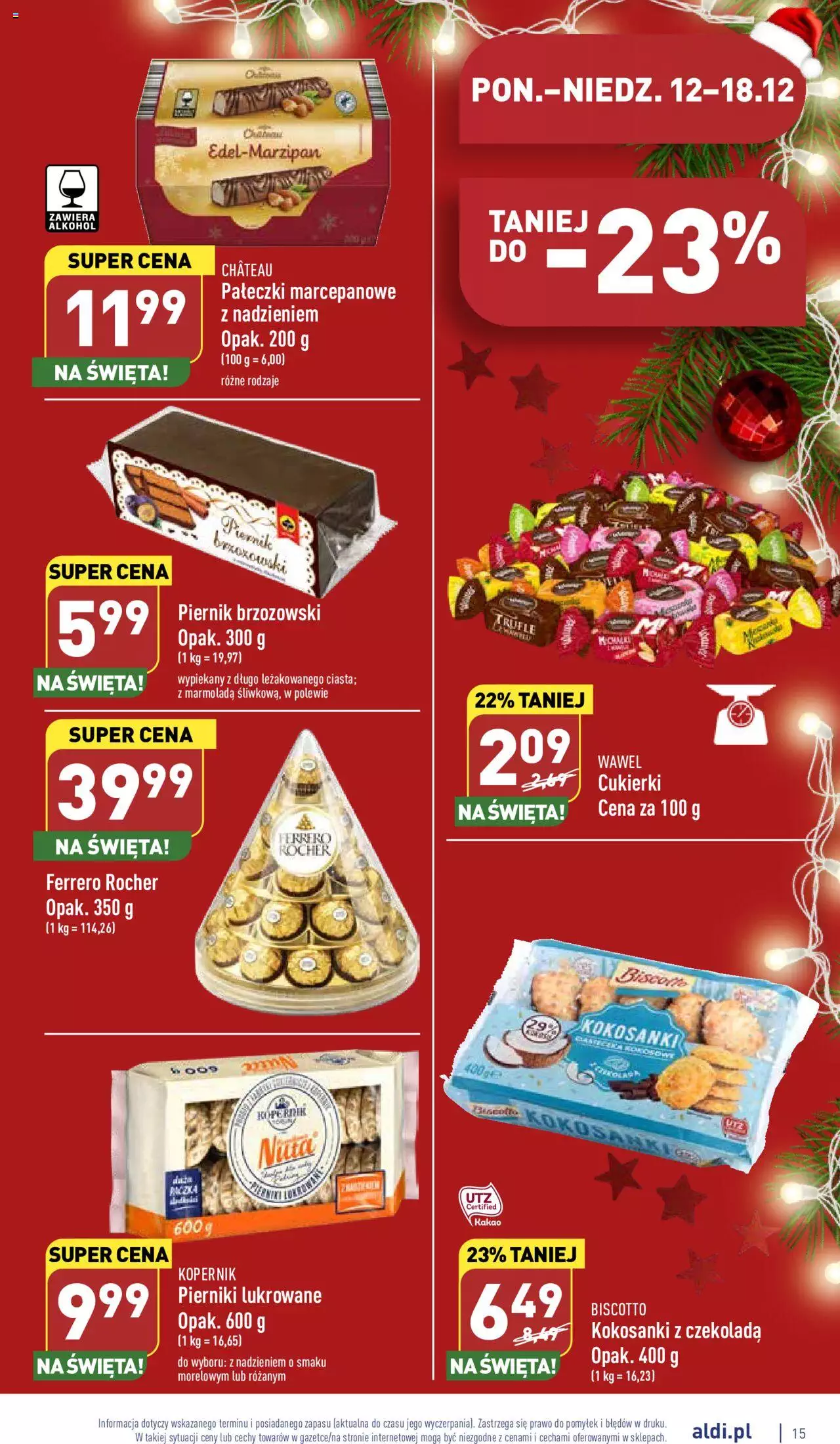 Aldi  Gazetka ważna  od 12.12.2022 do 18.12.2022 strona 14