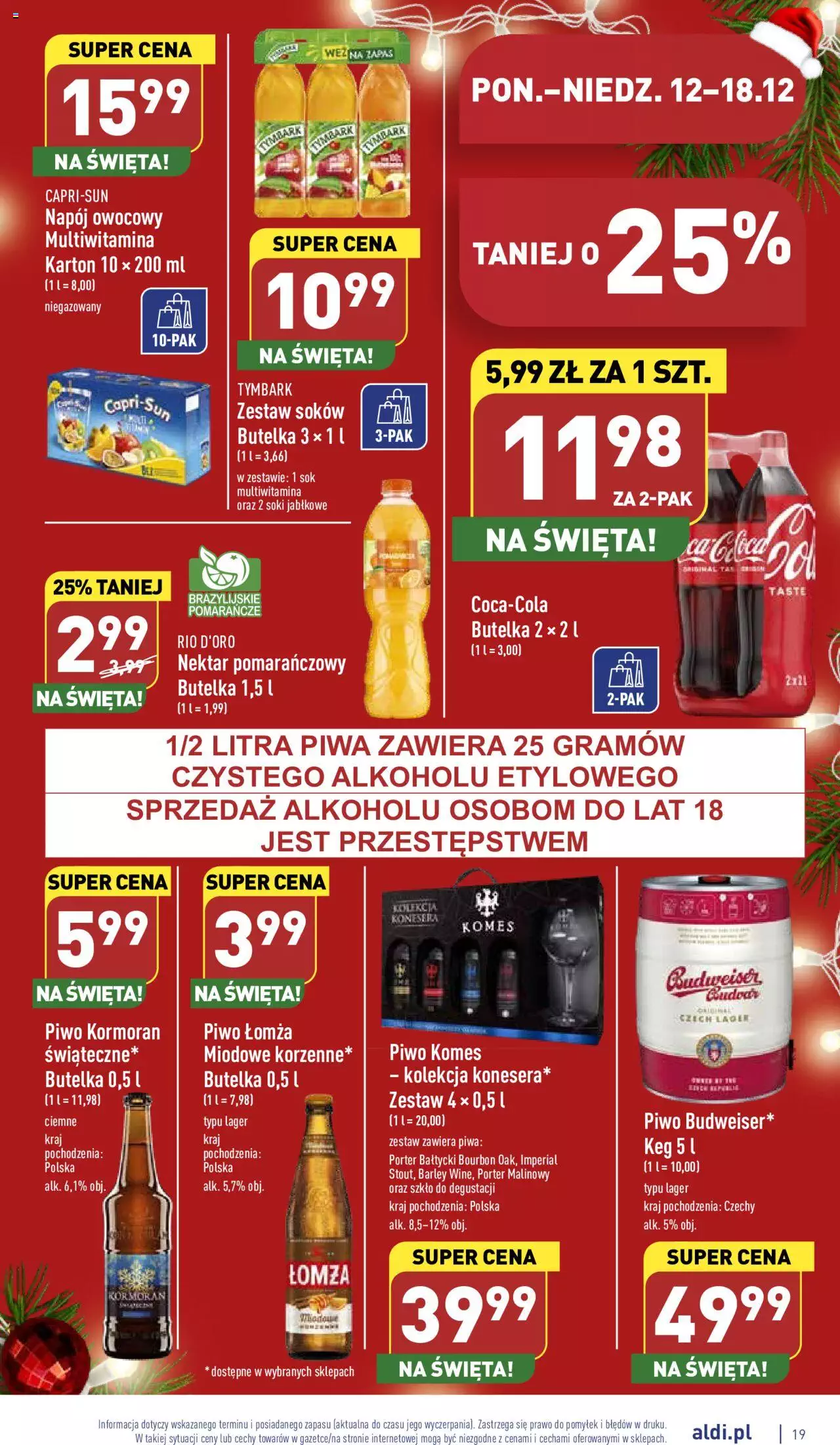 Aldi  Gazetka ważna  od 12.12.2022 do 18.12.2022 strona 18