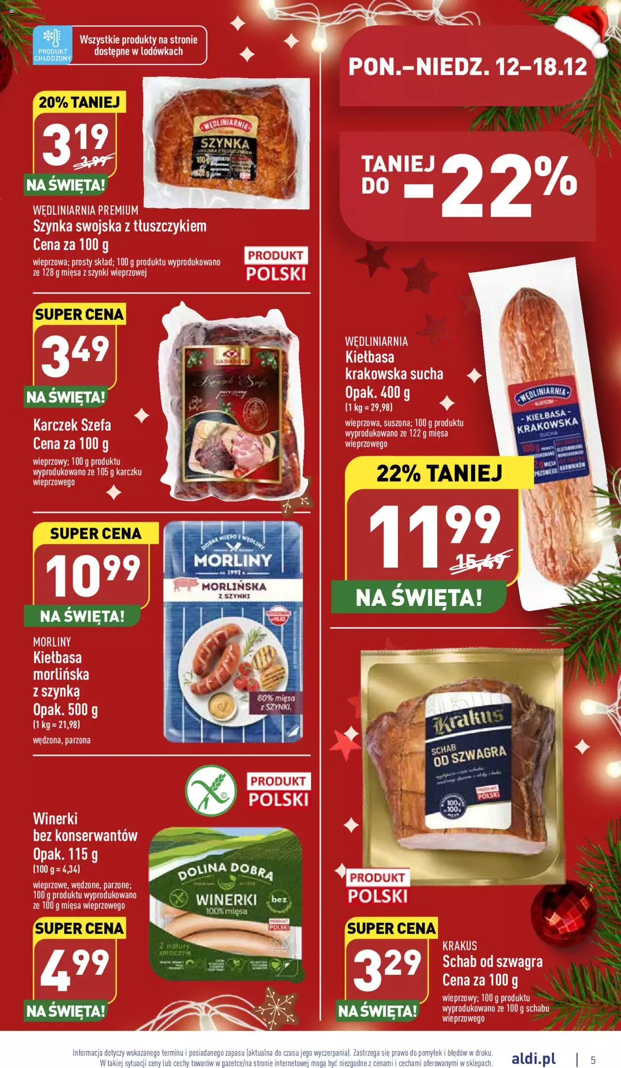 Aldi  Gazetka ważna  od 12.12.2022 do 18.12.2022 strona 4