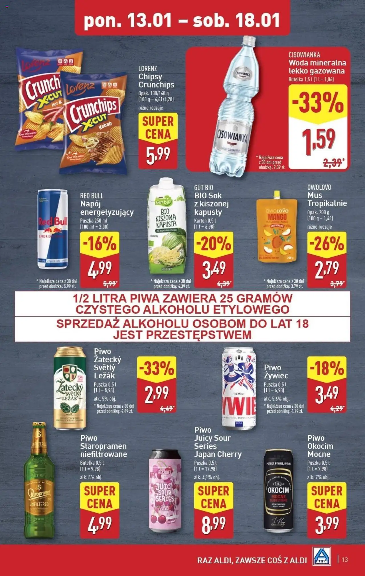 Aldi Gazetka ważna od 13.01.2025 do 18.01.2025 strona 13