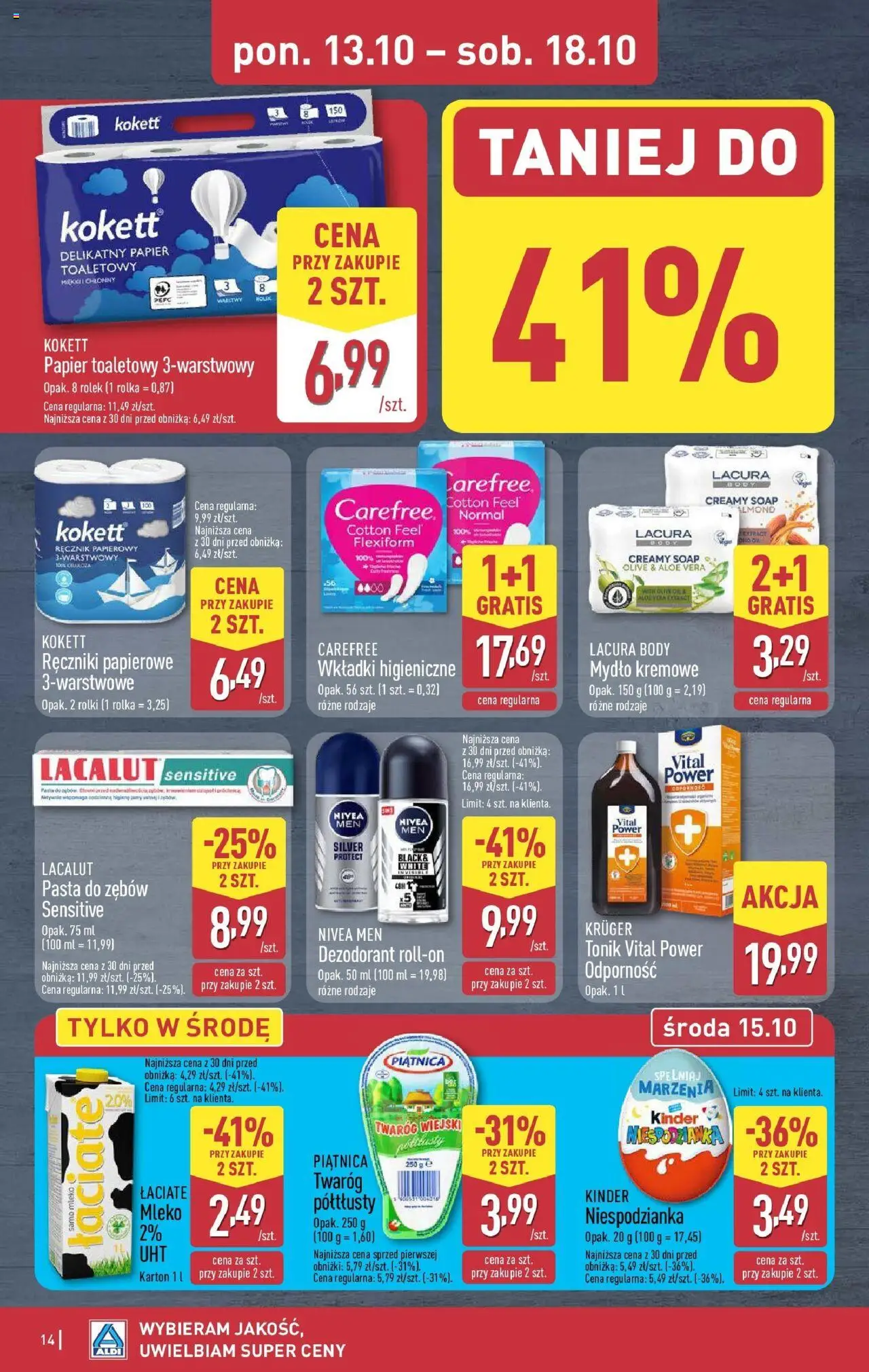 Aldi Gazetka ważna od 13.10.2025 do 18.10.2025 strona 14