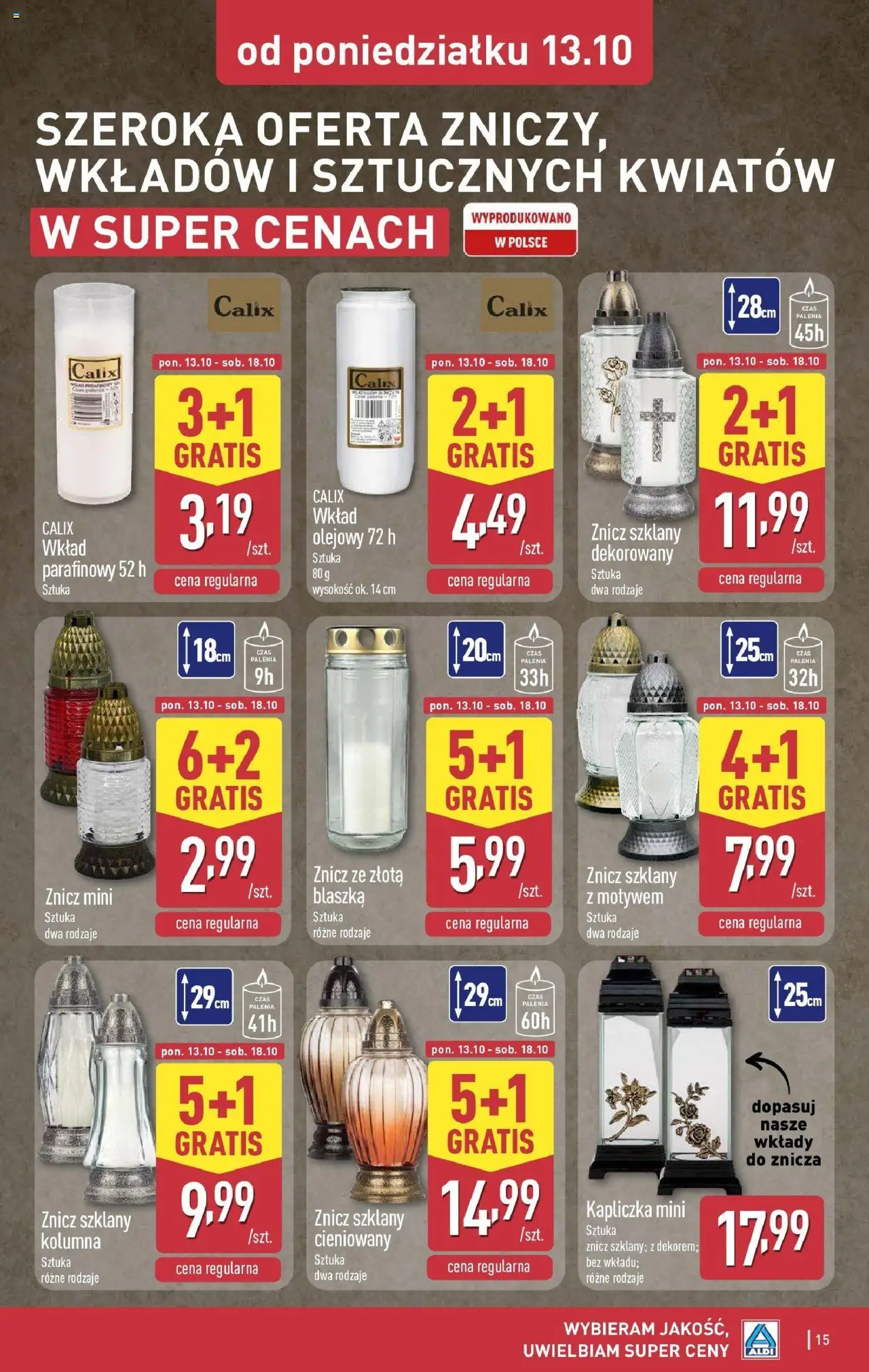 Aldi Gazetka ważna od 13.10.2025 do 18.10.2025 strona 15