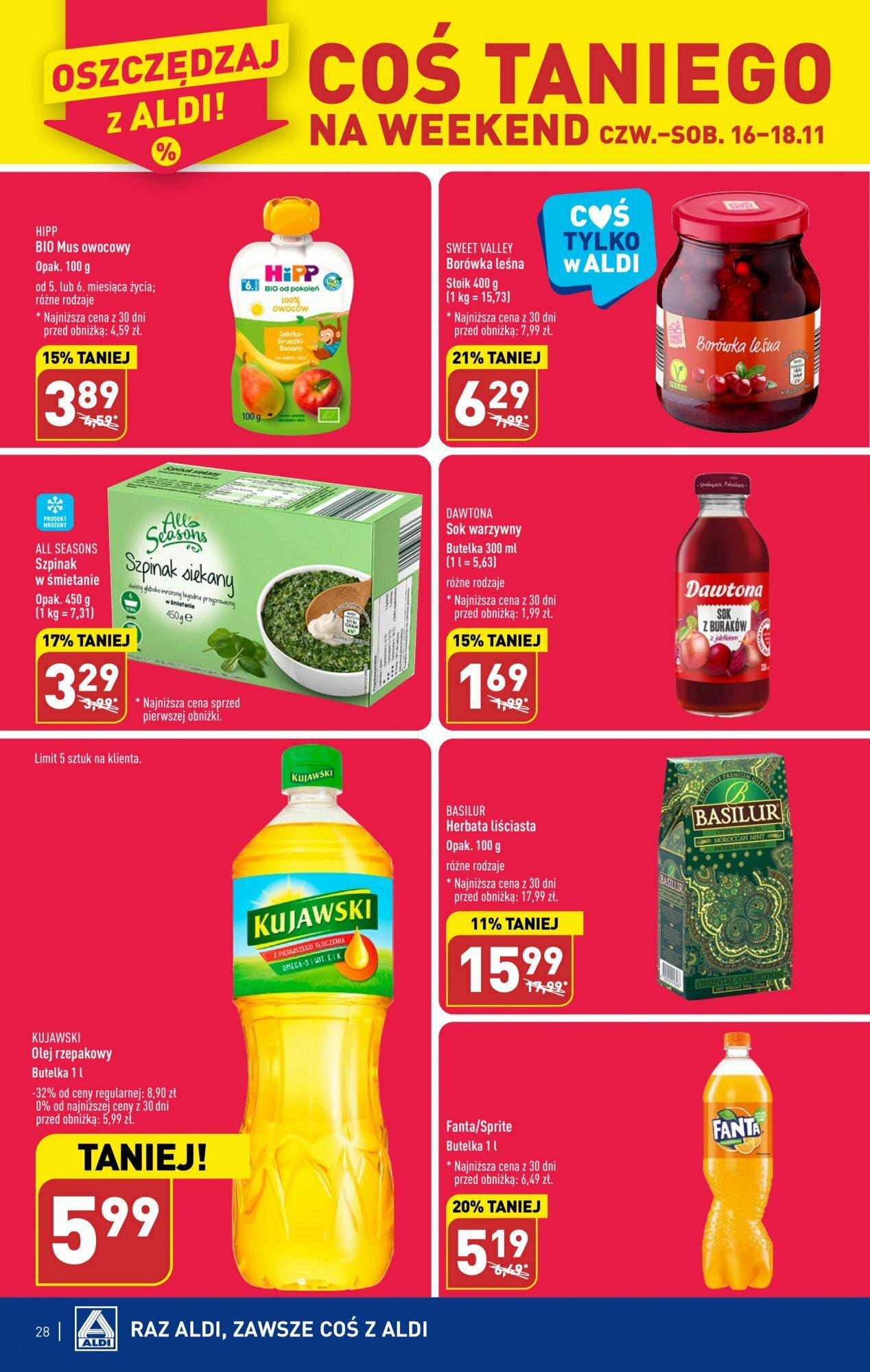 Aldi gazetka ważna od 13.11.2023 do 18.11.2023 strona 28