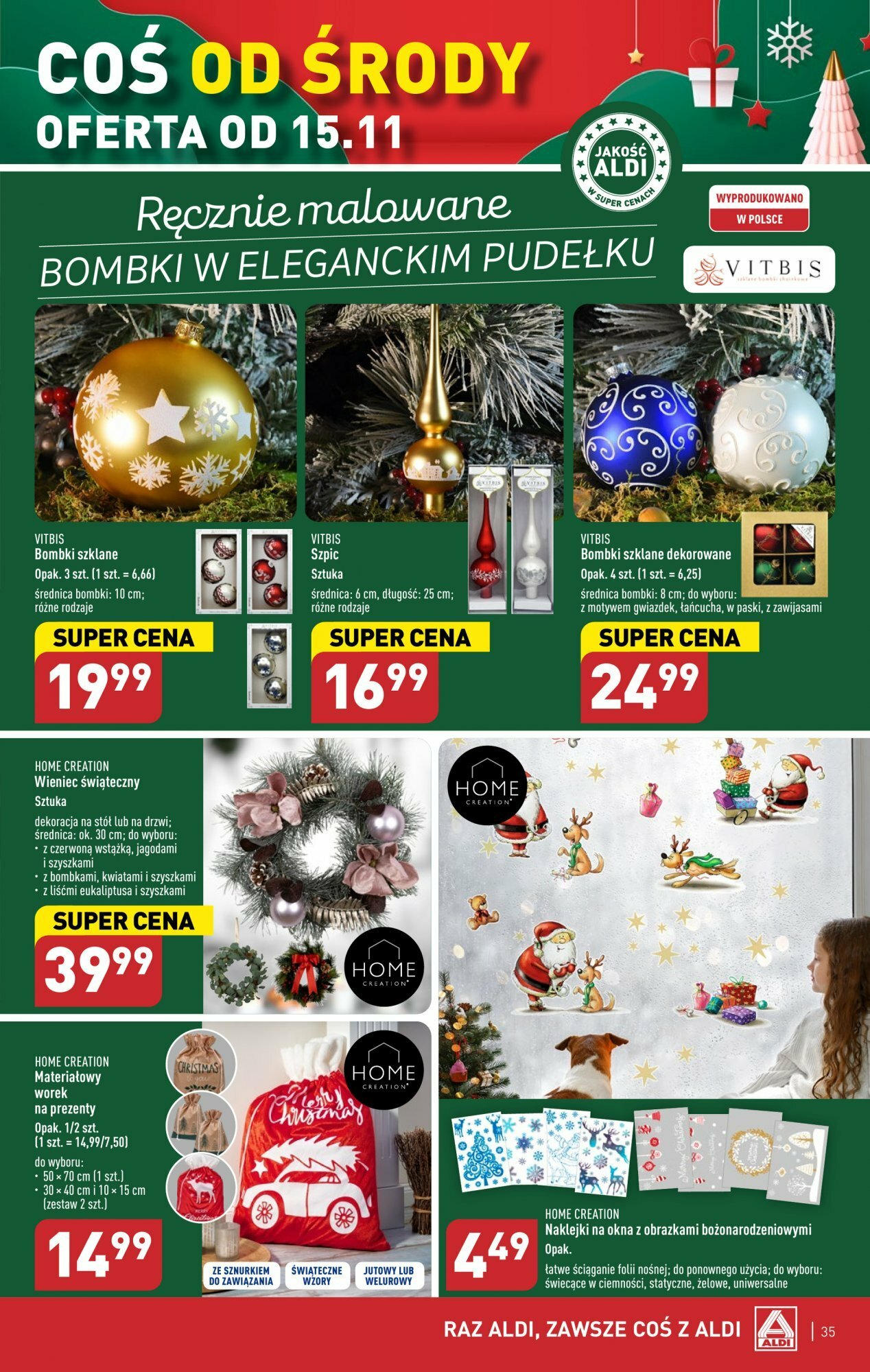 Aldi gazetka ważna od 13.11.2023 do 18.11.2023 strona 35