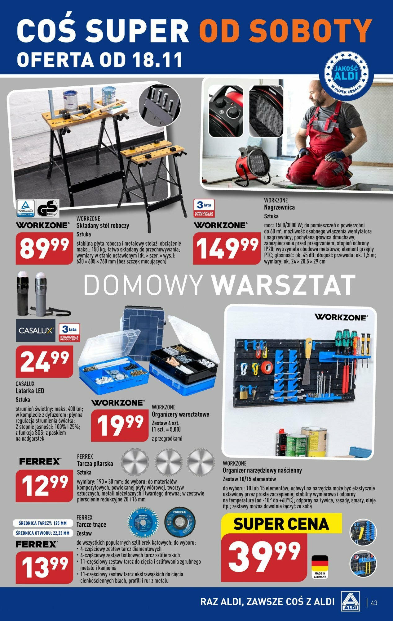 Aldi gazetka ważna od 13.11.2023 do 18.11.2023 strona 43