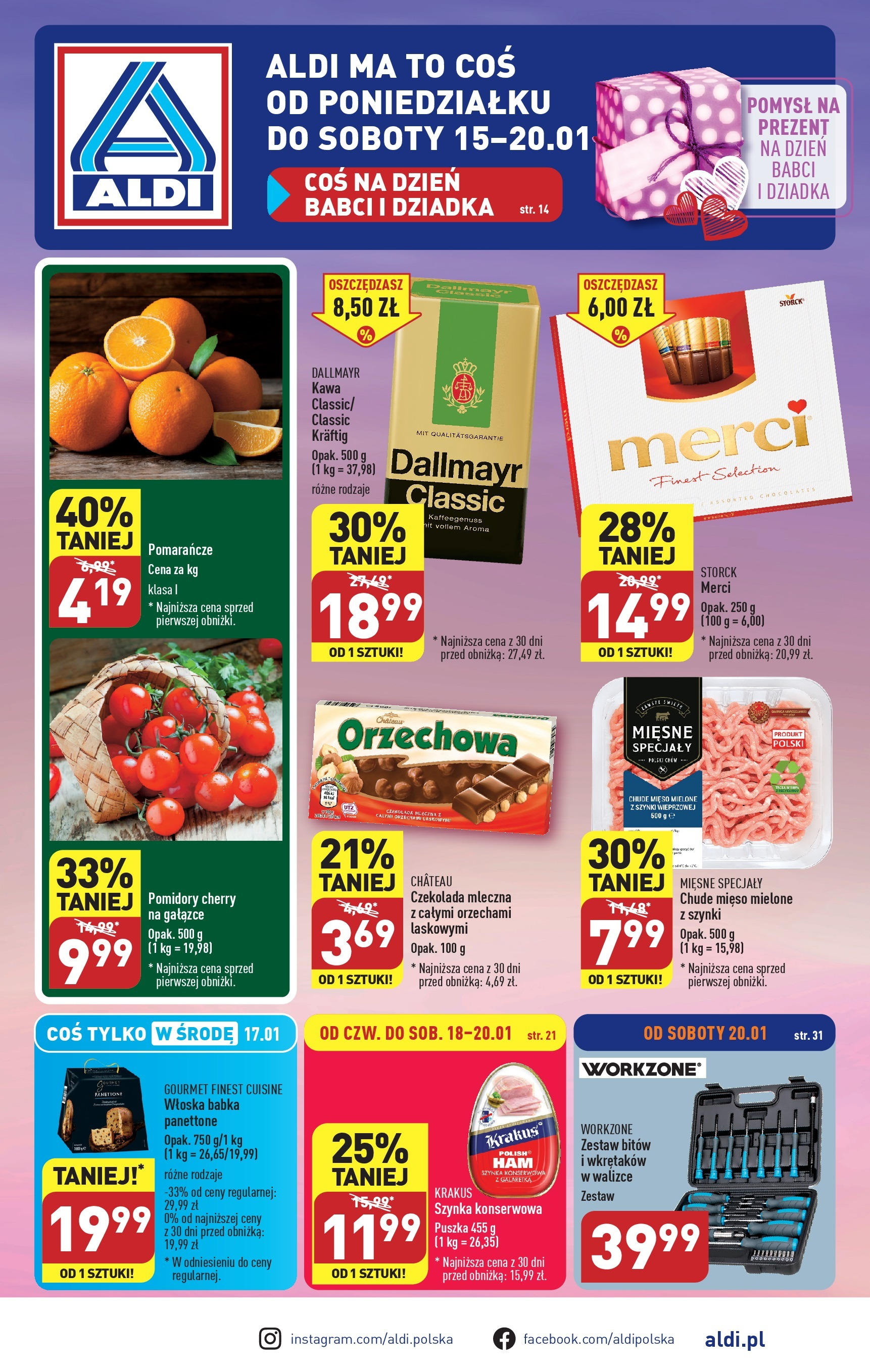 Aldi Gazetka ważna od 14.01.2024 do 20.01.2024 strona 1