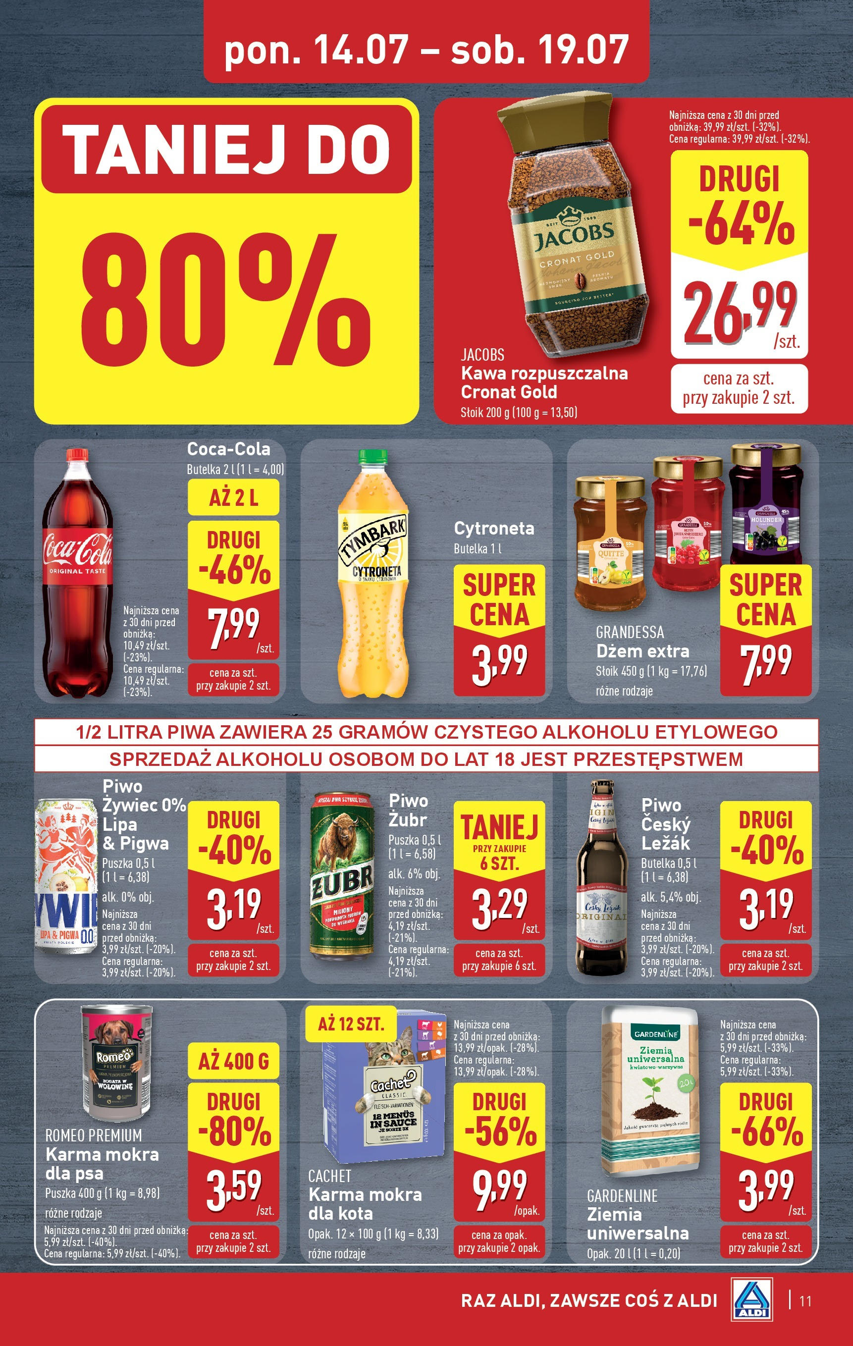Aldi  Gazetka ważna od  14.07.2025 do 19.07.2025 strona 11
