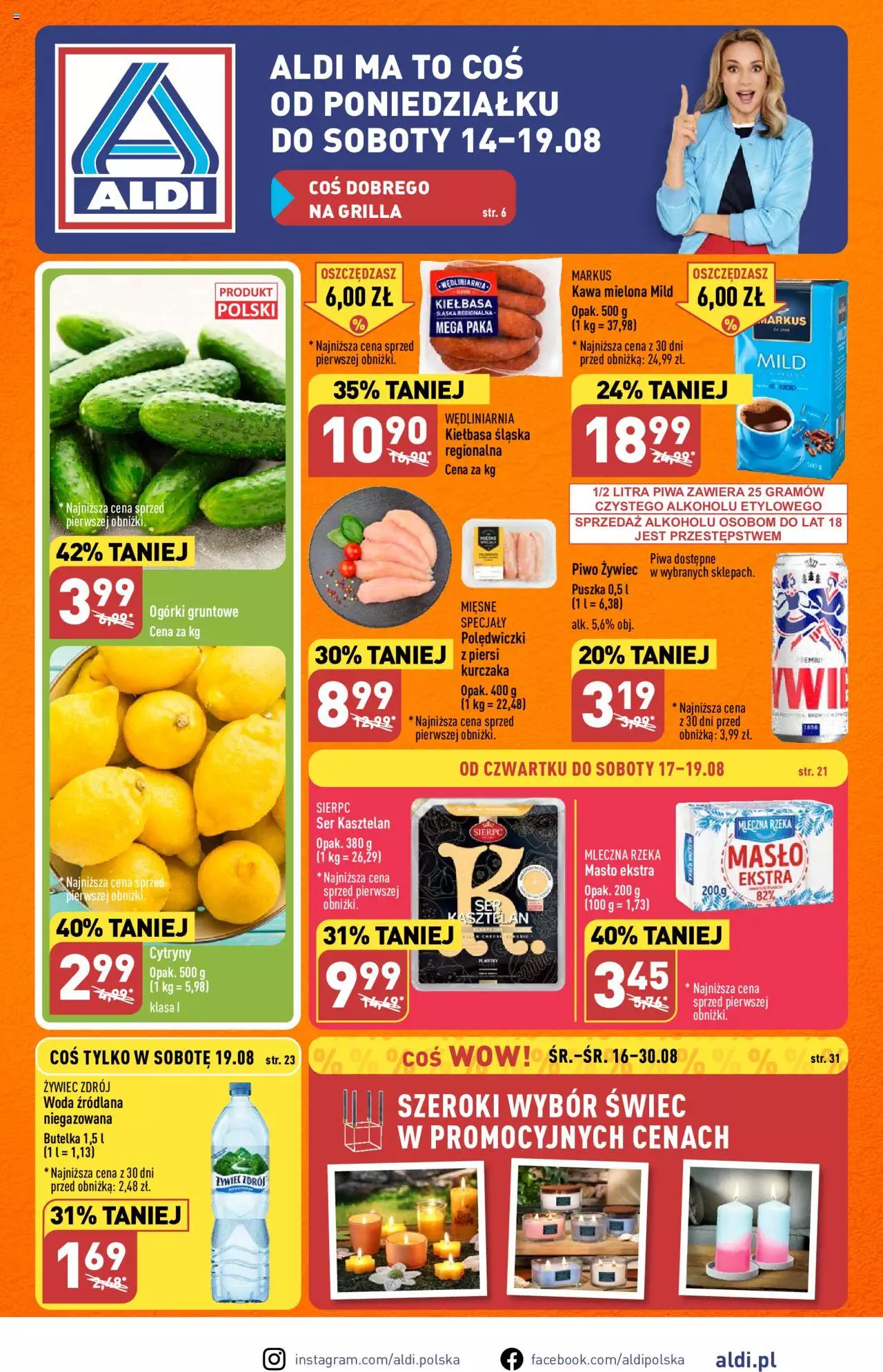 Aldi Gazetka ważna od 14.08.2023 do 19.08.2023 strona 1