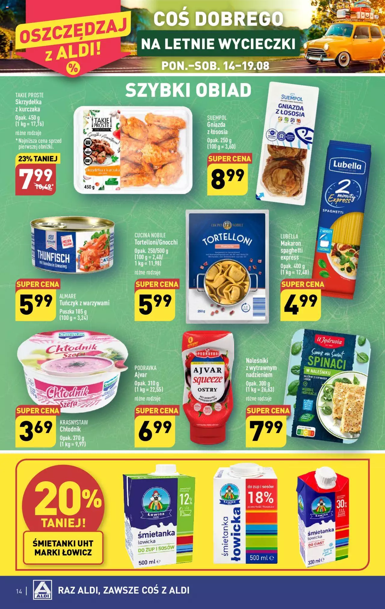 Aldi Gazetka ważna od 14.08.2023 do 19.08.2023 strona 14