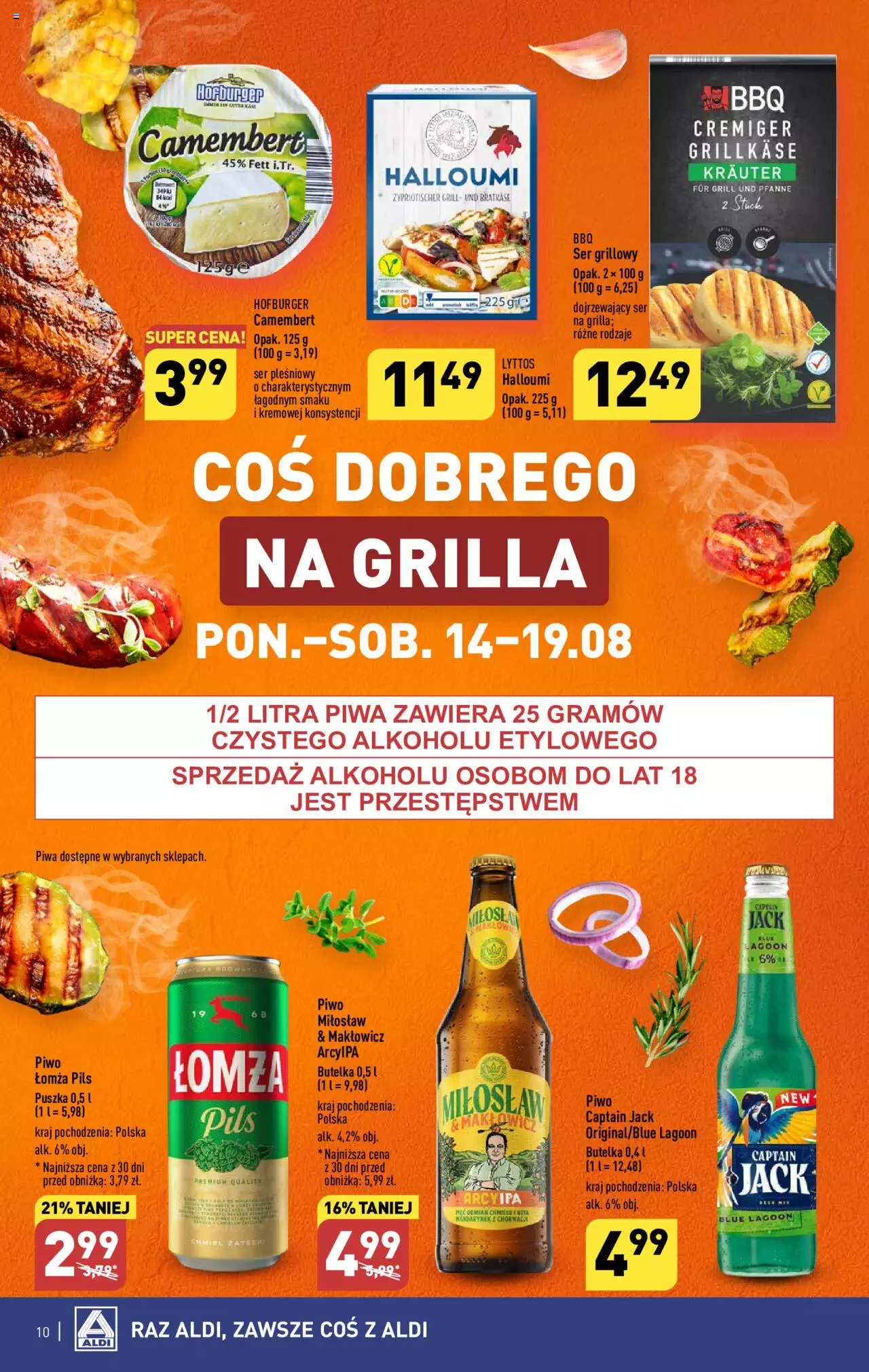 Aldi Gazetka ważna od 14.08.2023 do 19.08.2023 strona 10