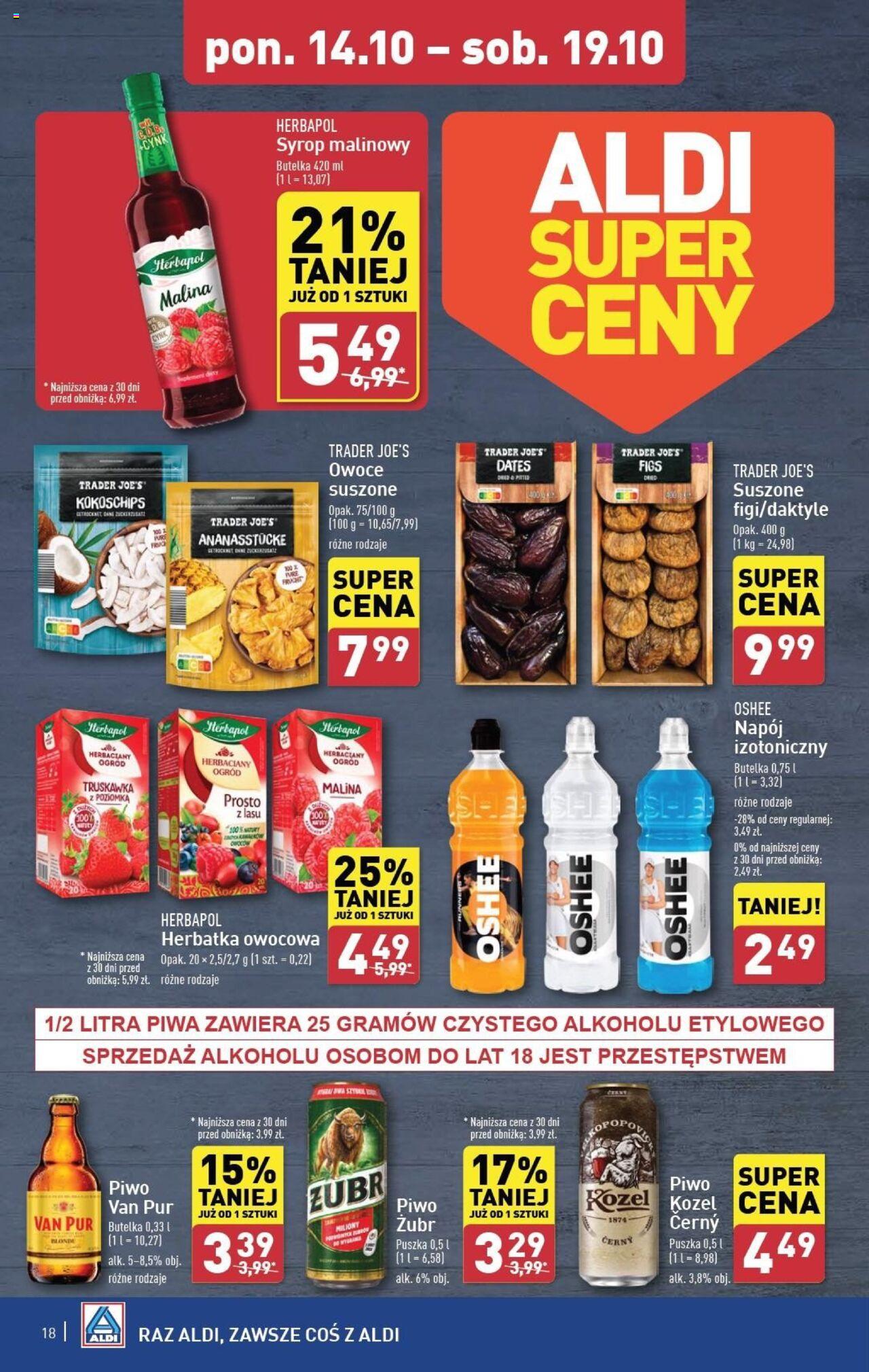 Aldi  Gazetka ważna od 14.10.2024 do 19.10.2024 strona 18