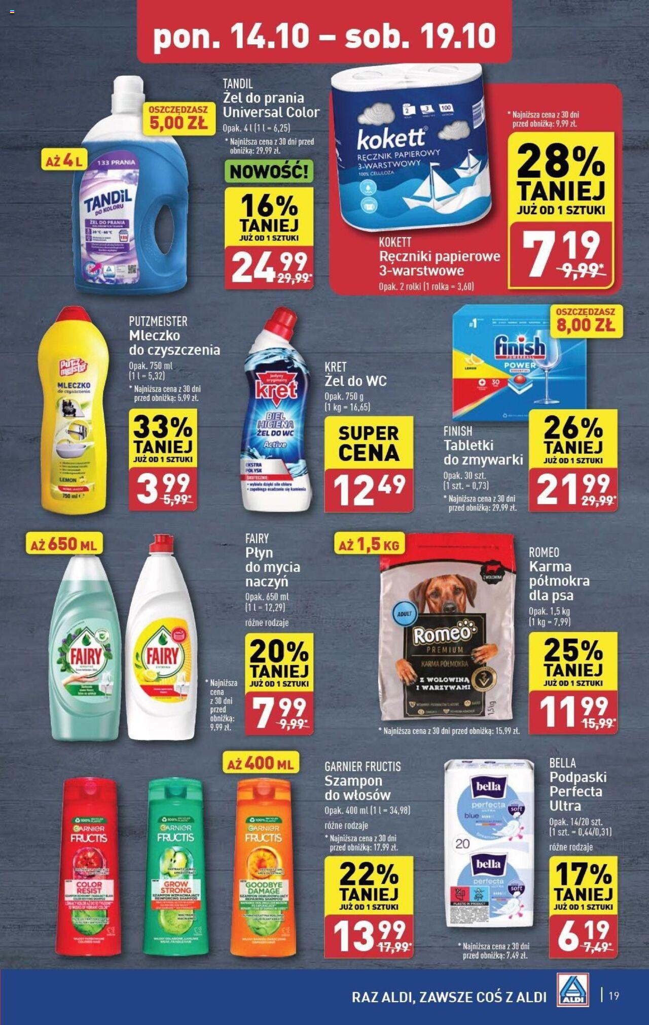 Aldi  Gazetka ważna od 14.10.2024 do 19.10.2024 strona 19