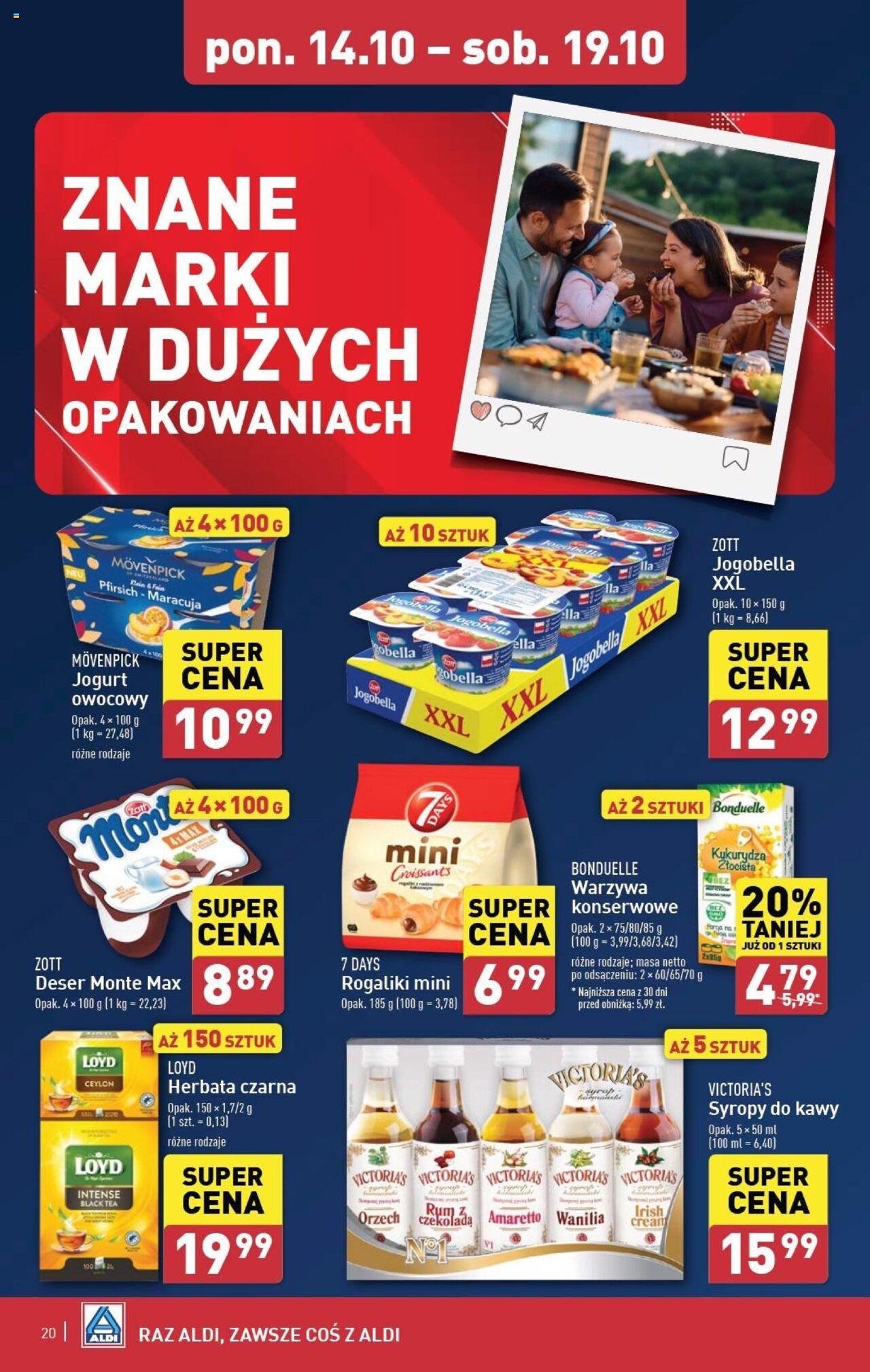 Aldi  Gazetka ważna od 14.10.2024 do 19.10.2024 strona 20