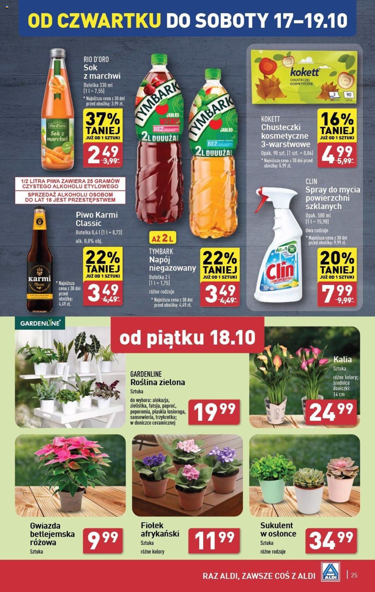 Aldi  Gazetka ważna od 14.10.2024 do 19.10.2024 strona 25