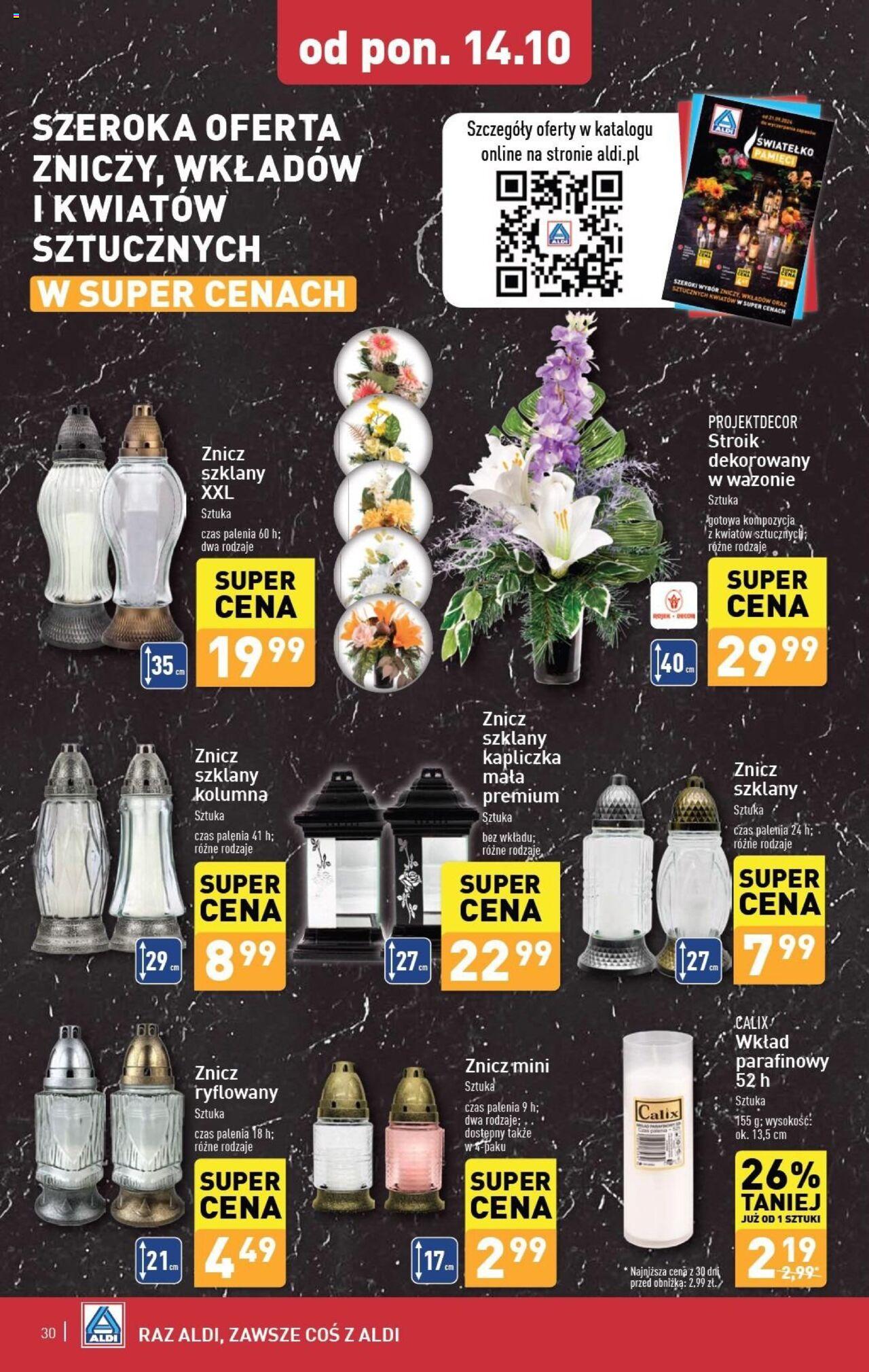 Aldi  Gazetka ważna od 14.10.2024 do 19.10.2024 strona 30