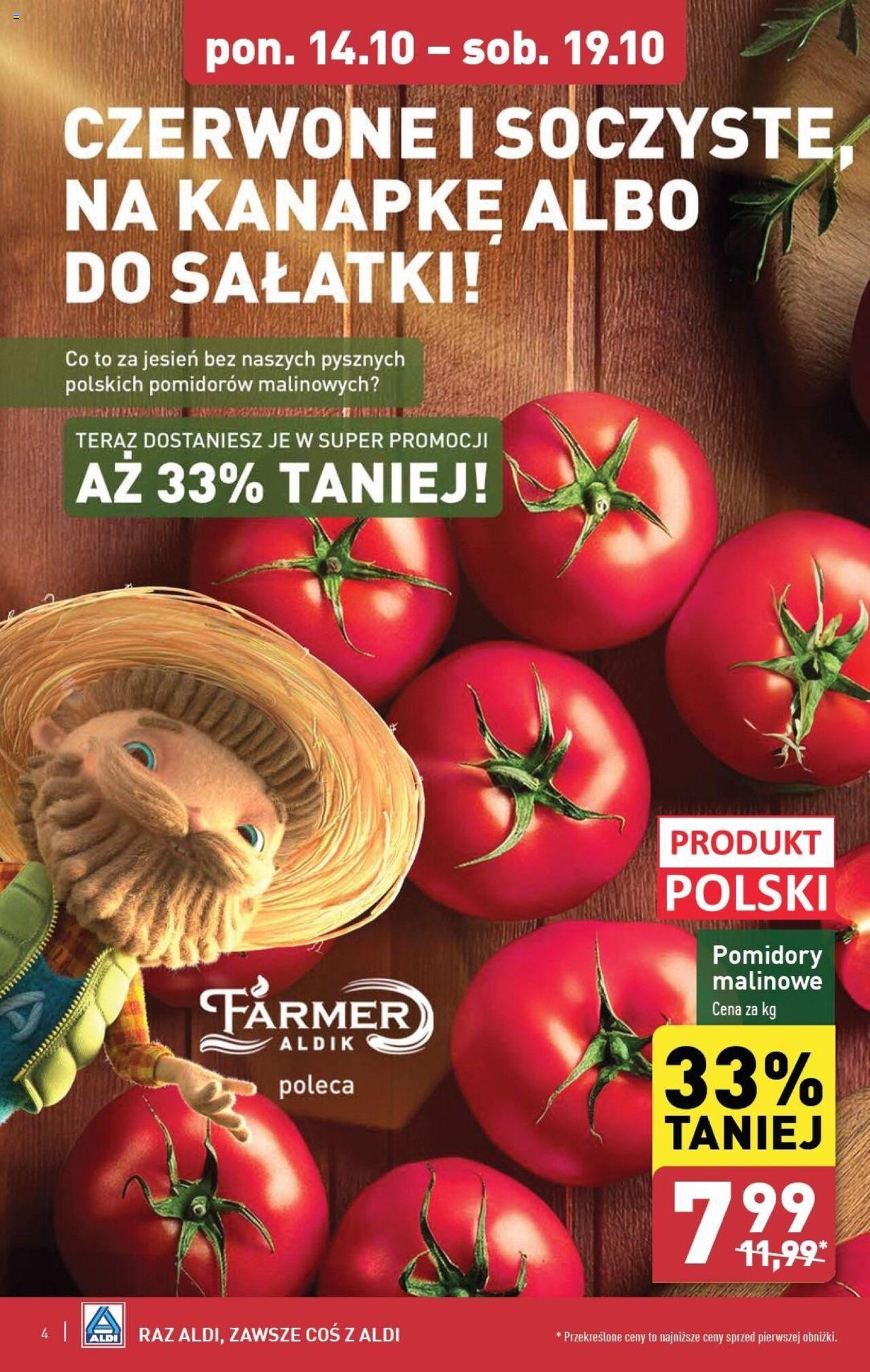 Aldi  Gazetka ważna od 14.10.2024 do 19.10.2024 strona 4