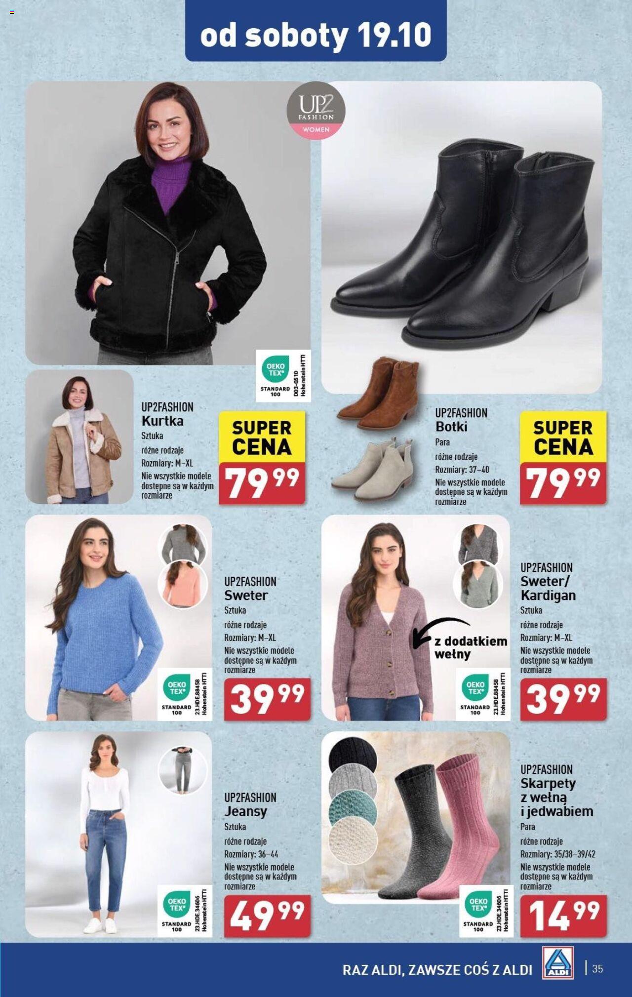 Aldi  Gazetka ważna od 14.10.2024 do 19.10.2024 strona 35