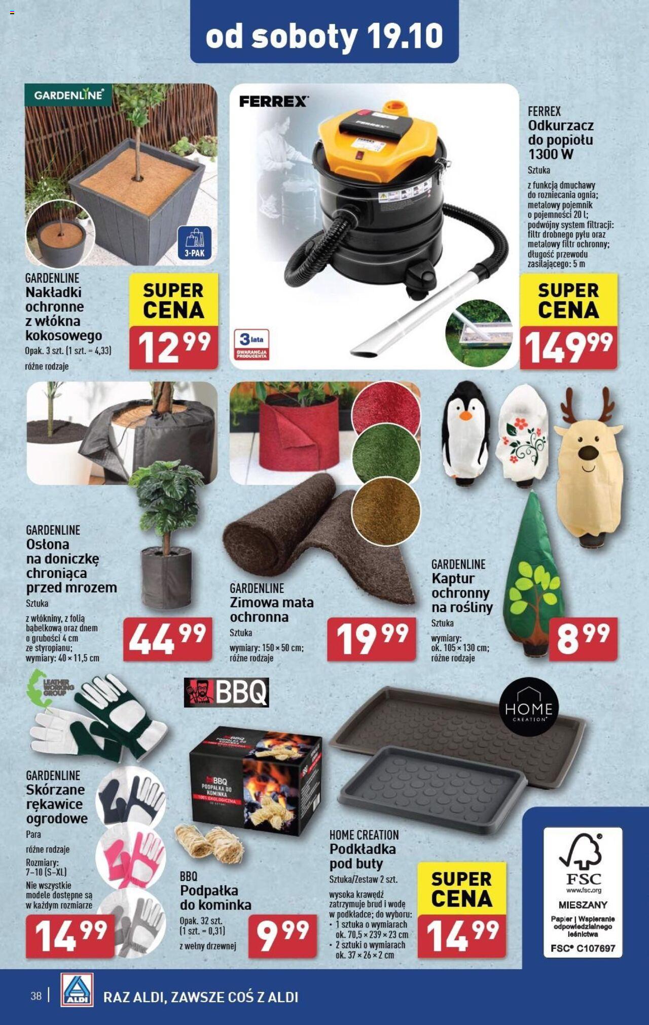 Aldi  Gazetka ważna od 14.10.2024 do 19.10.2024 strona 38