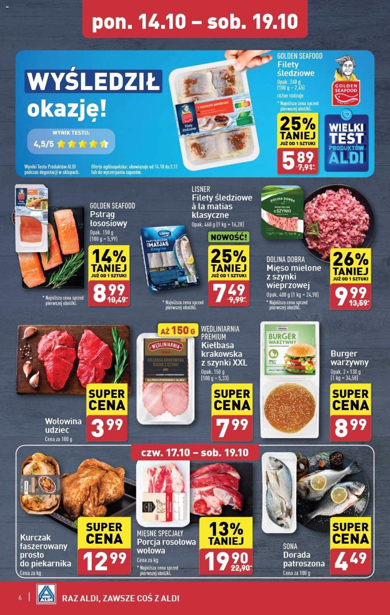 Aldi  Gazetka ważna od 14.10.2024 do 19.10.2024 strona 6