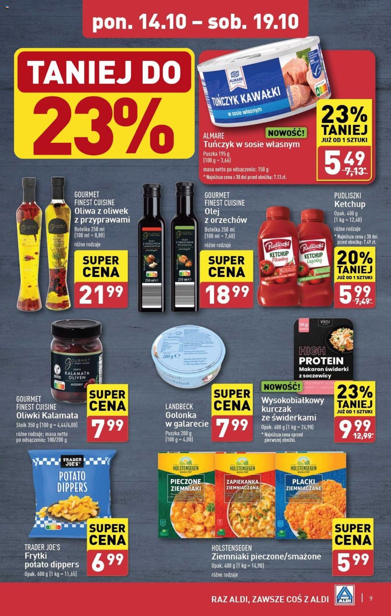 Aldi  Gazetka ważna od 14.10.2024 do 19.10.2024 strona 9