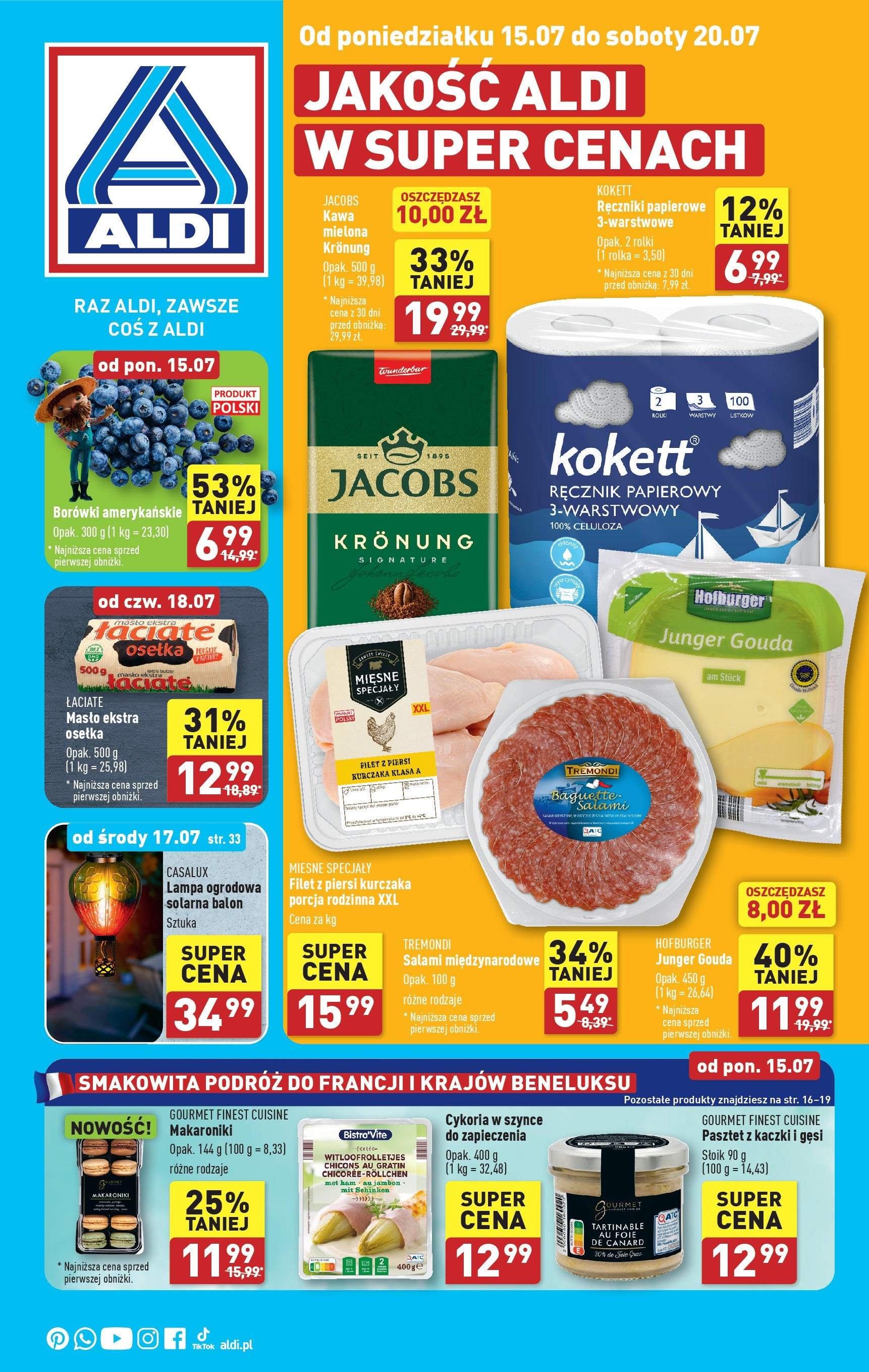 Aldi Gazetka ważna od 15.07.2024 do 20.07.2024 strona 1