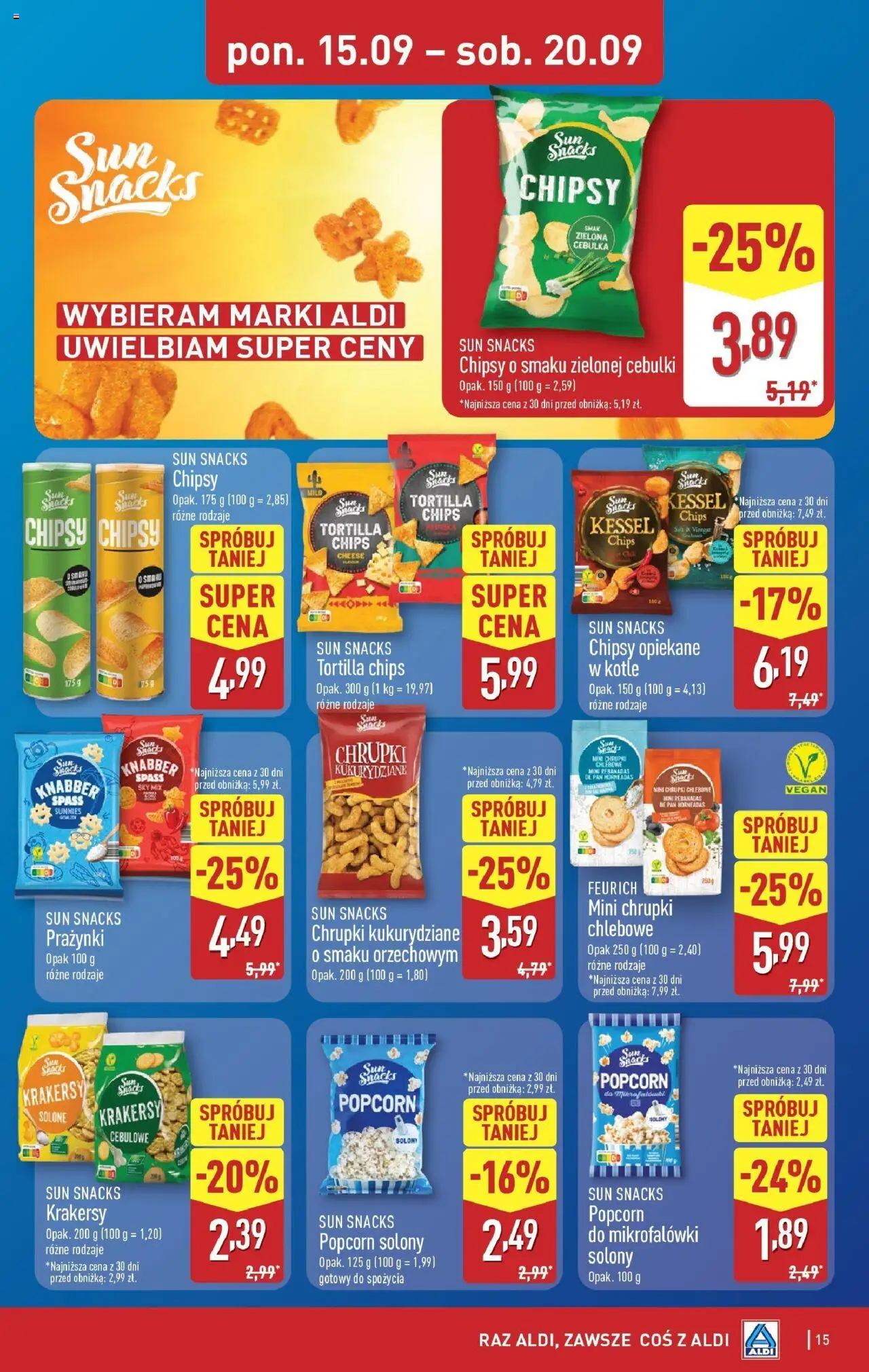 Aldi  Gazetka ważna od 15.09.2025 do soboty 20.09.2025 strona 15
