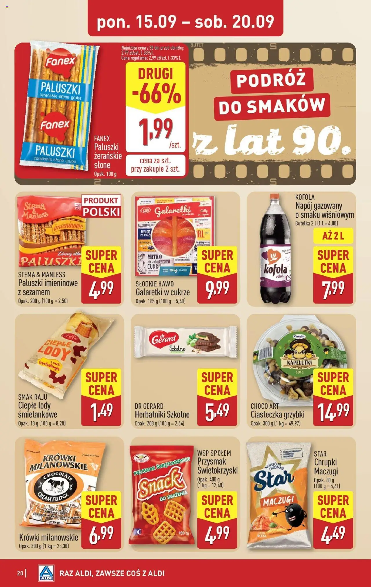 Aldi  Gazetka ważna od 15.09.2025 do soboty 20.09.2025 strona 20