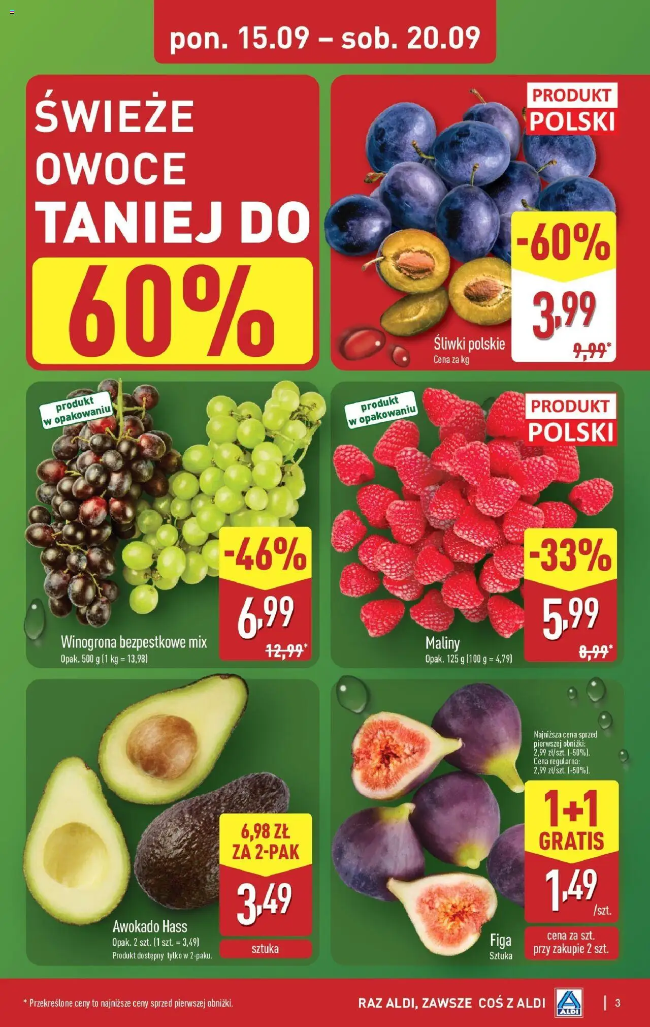 Aldi  Gazetka ważna od 15.09.2025 do soboty 20.09.2025 strona 3