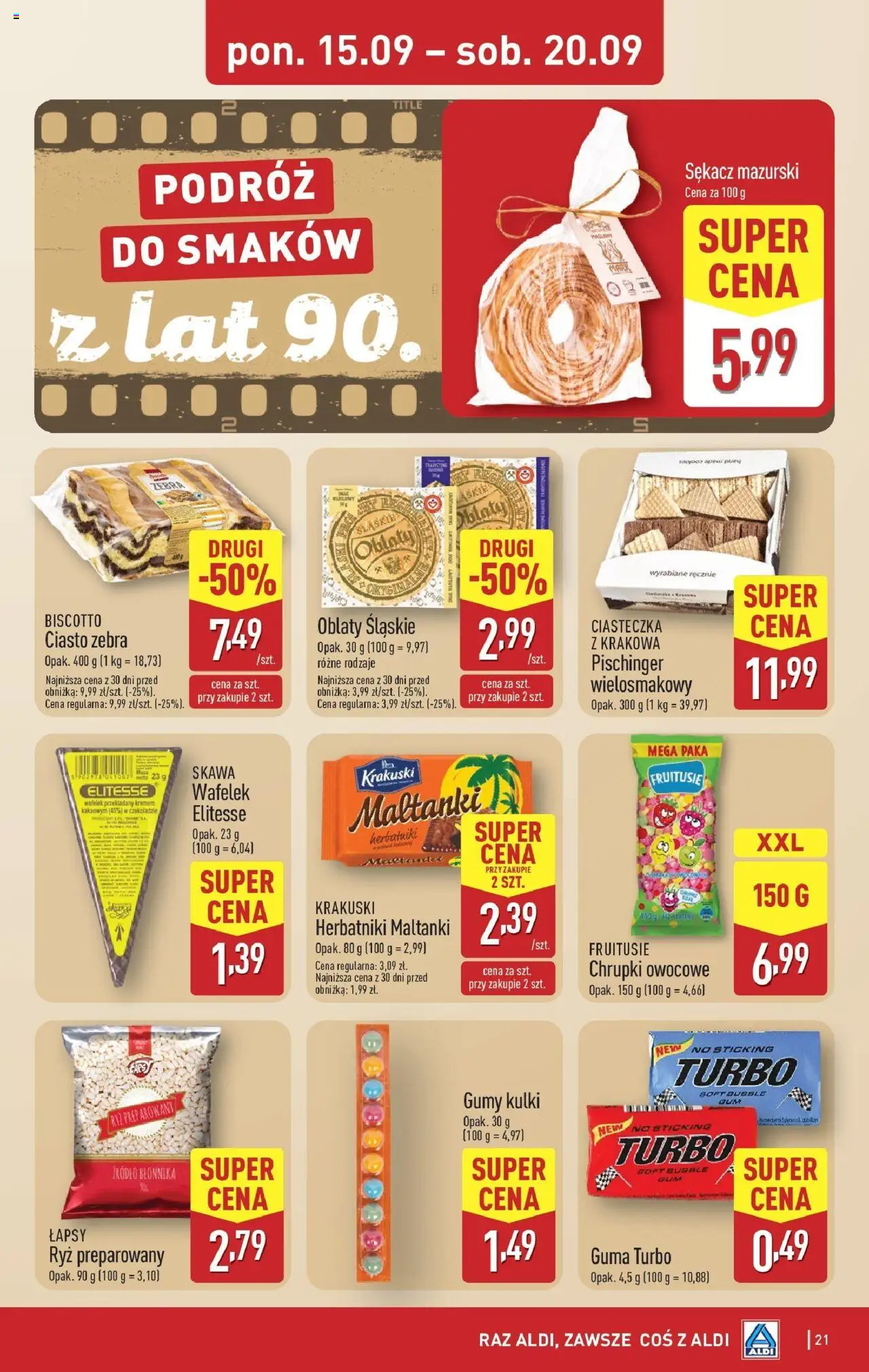 Aldi  Gazetka ważna od 15.09.2025 do soboty 20.09.2025 strona 21
