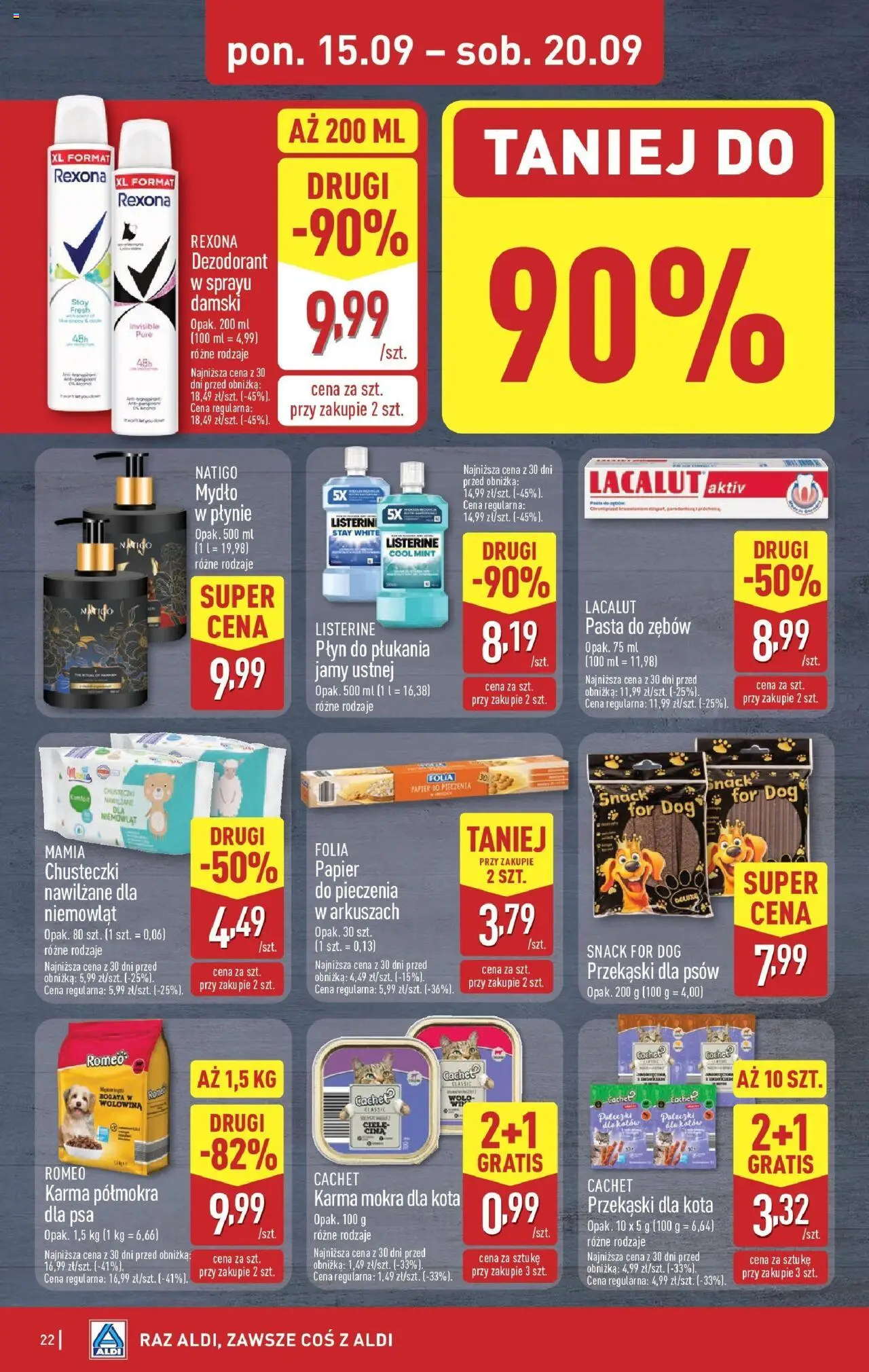 Aldi  Gazetka ważna od 15.09.2025 do soboty 20.09.2025 strona 22