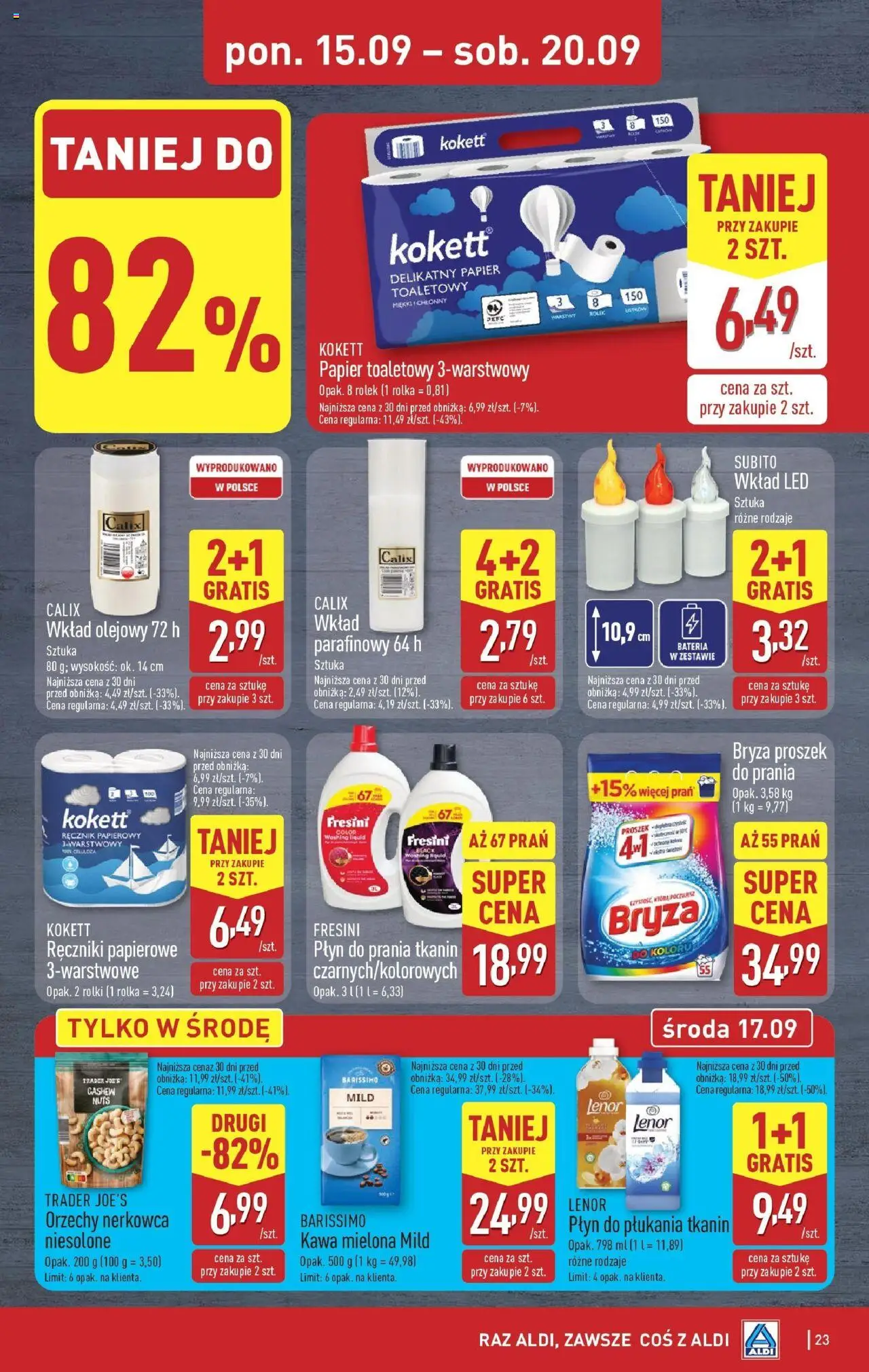 Aldi  Gazetka ważna od 15.09.2025 do soboty 20.09.2025 strona 23