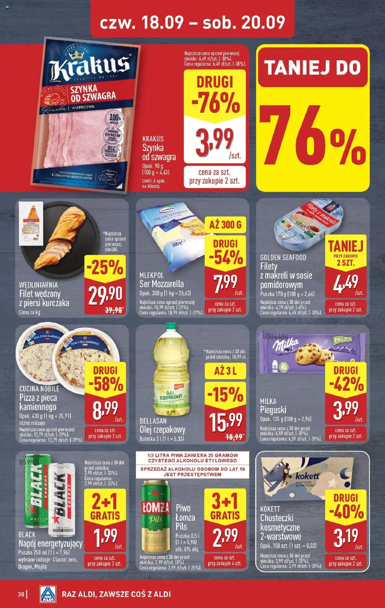 Aldi  Gazetka ważna od 15.09.2025 do soboty 20.09.2025 strona 38