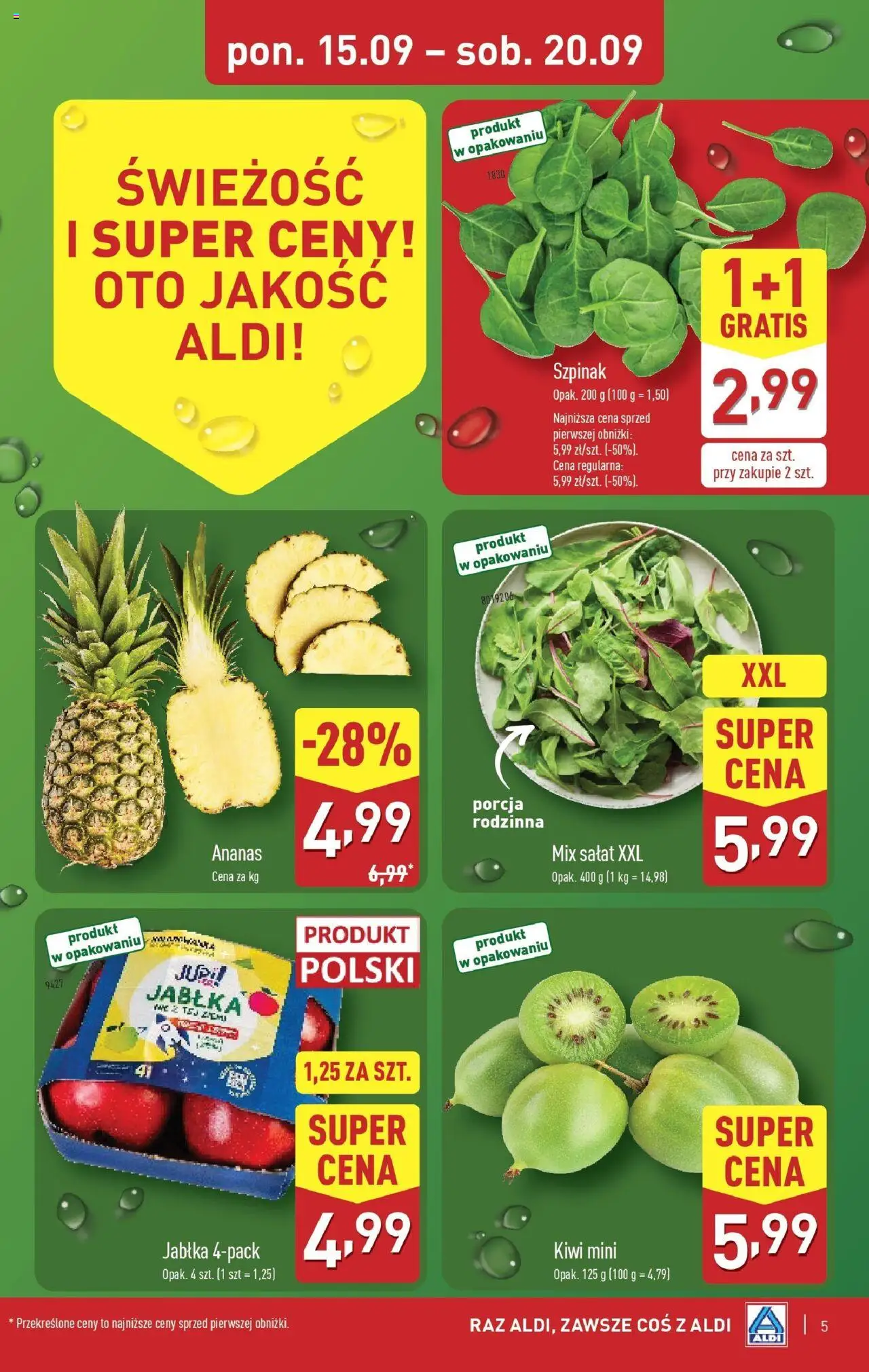 Aldi  Gazetka ważna od 15.09.2025 do soboty 20.09.2025 strona 5