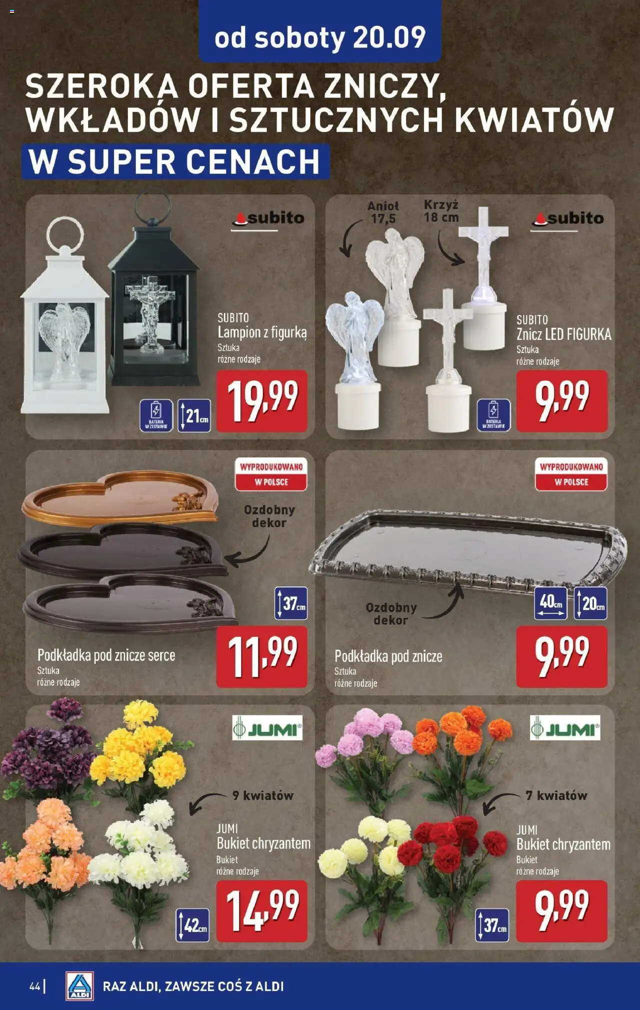Aldi  Gazetka ważna od 15.09.2025 do soboty 20.09.2025 strona 44