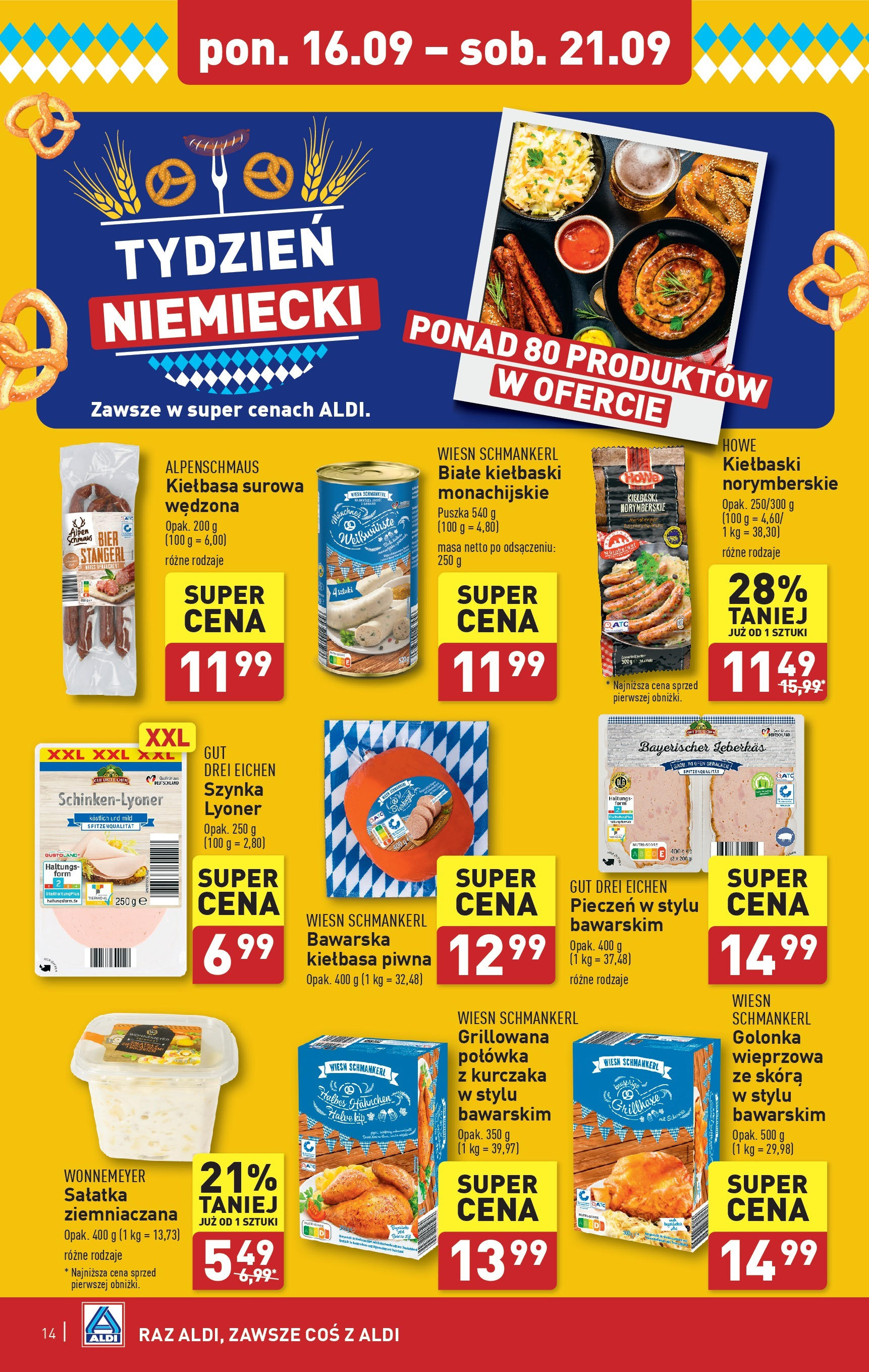 Aldi Gazetka ważna od 16.09.2024 do 21.09.2024 strona 14