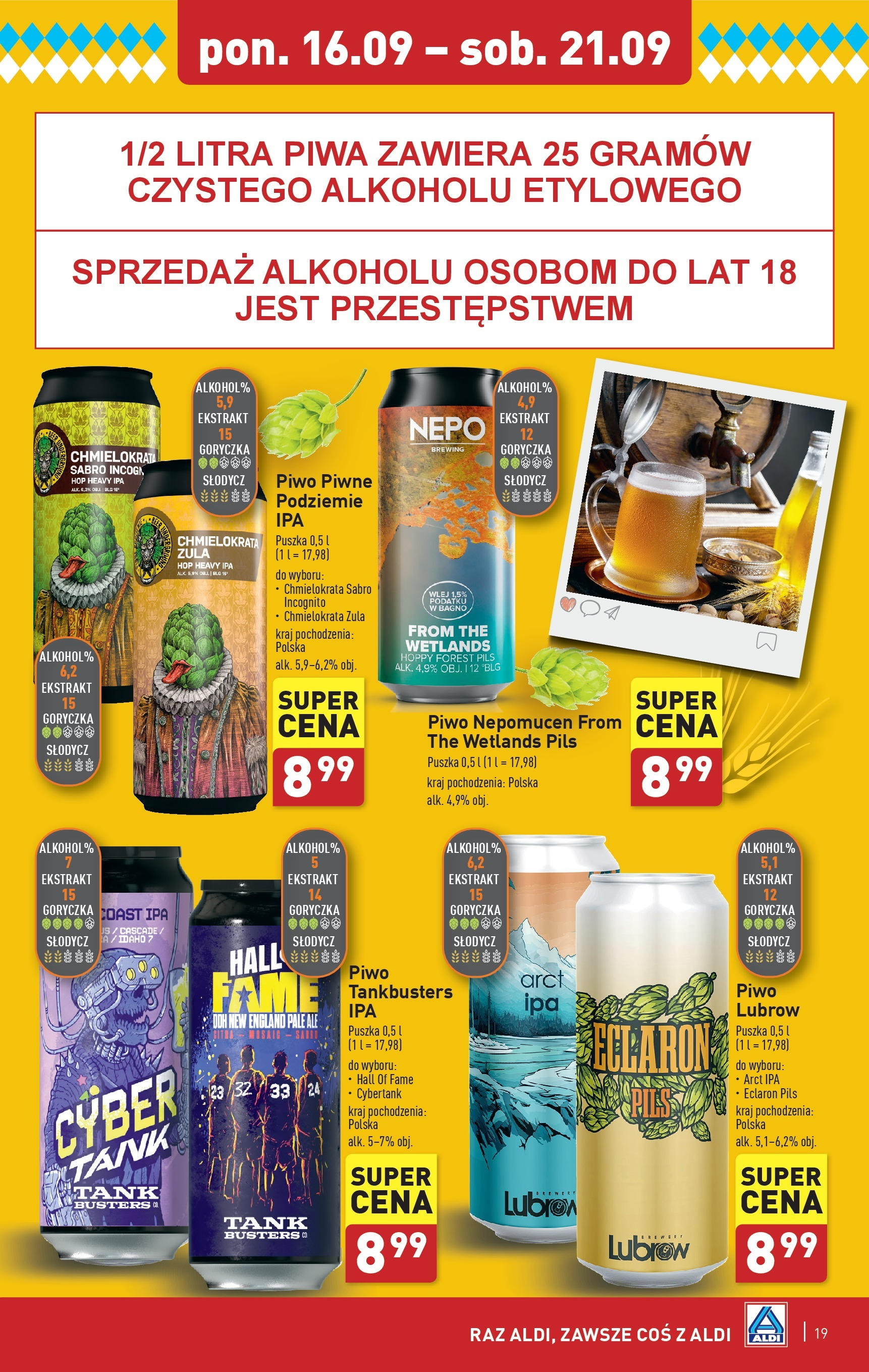 Aldi Gazetka ważna od 16.09.2024 do 21.09.2024 strona 19