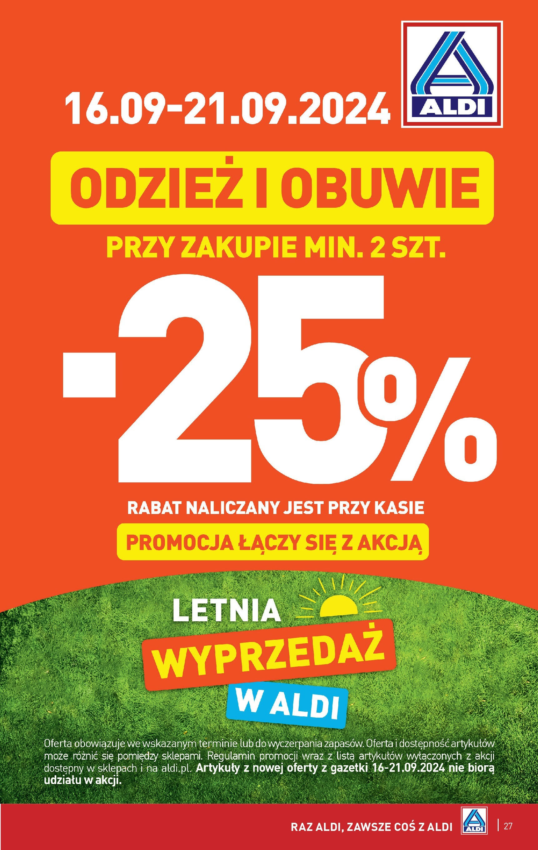 Aldi Gazetka ważna od 16.09.2024 do 21.09.2024 strona 27