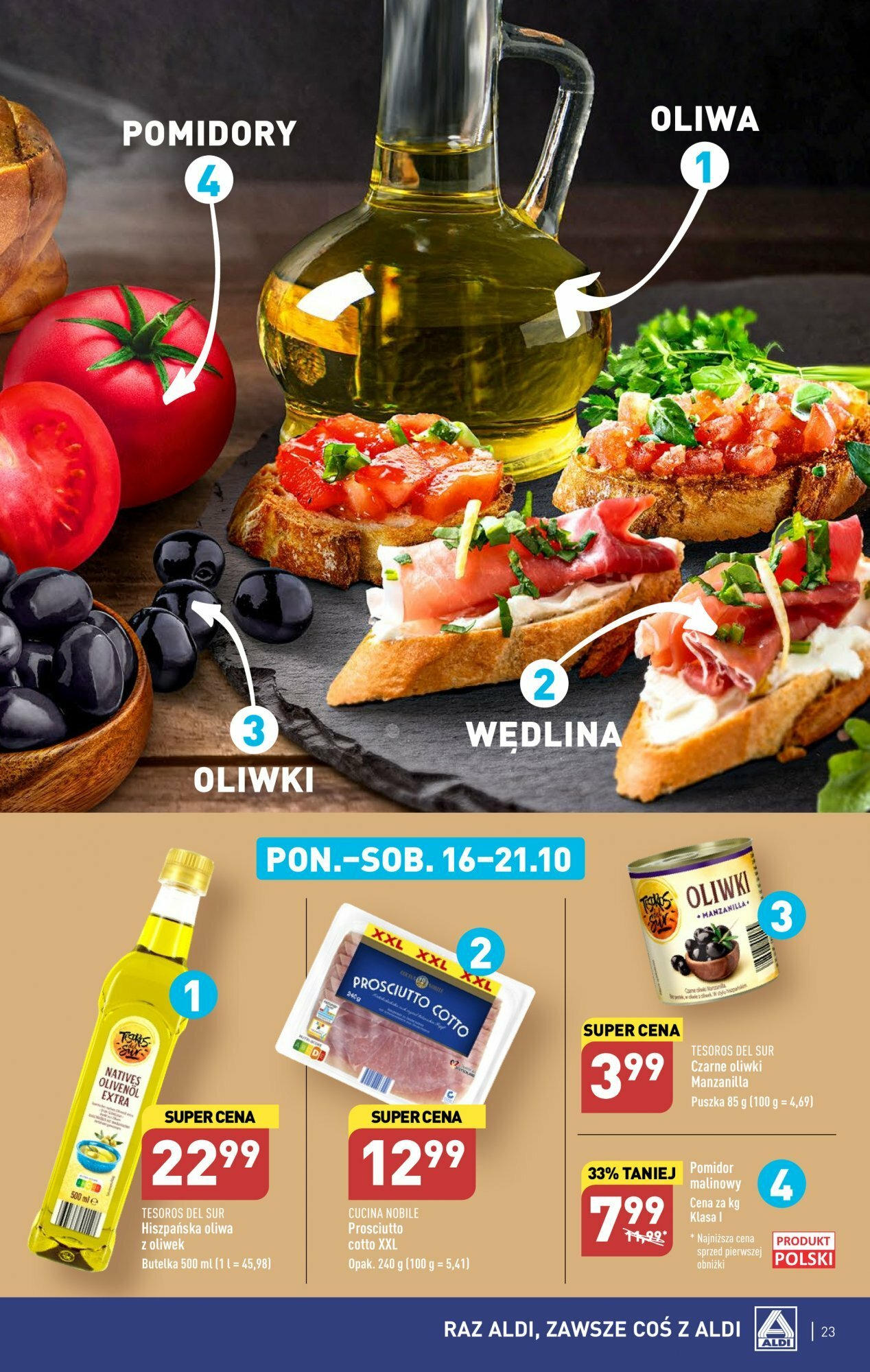 Aldi Gazetka ważna od 16.10.2023 do 21.10.2023 strona 23