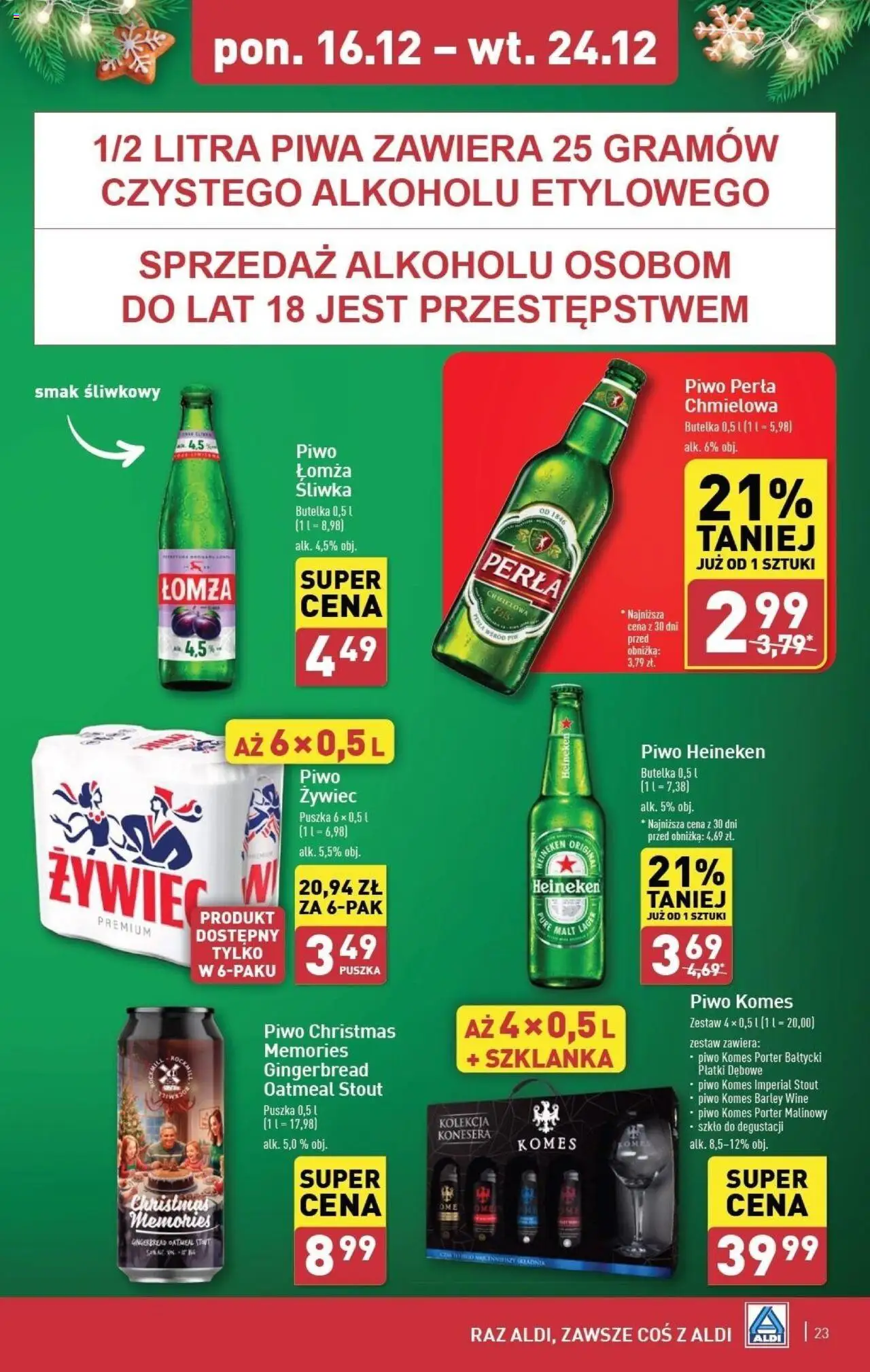 Aldi gazetka ważna od 16.12.2024 do 24.12.2024 strona 20