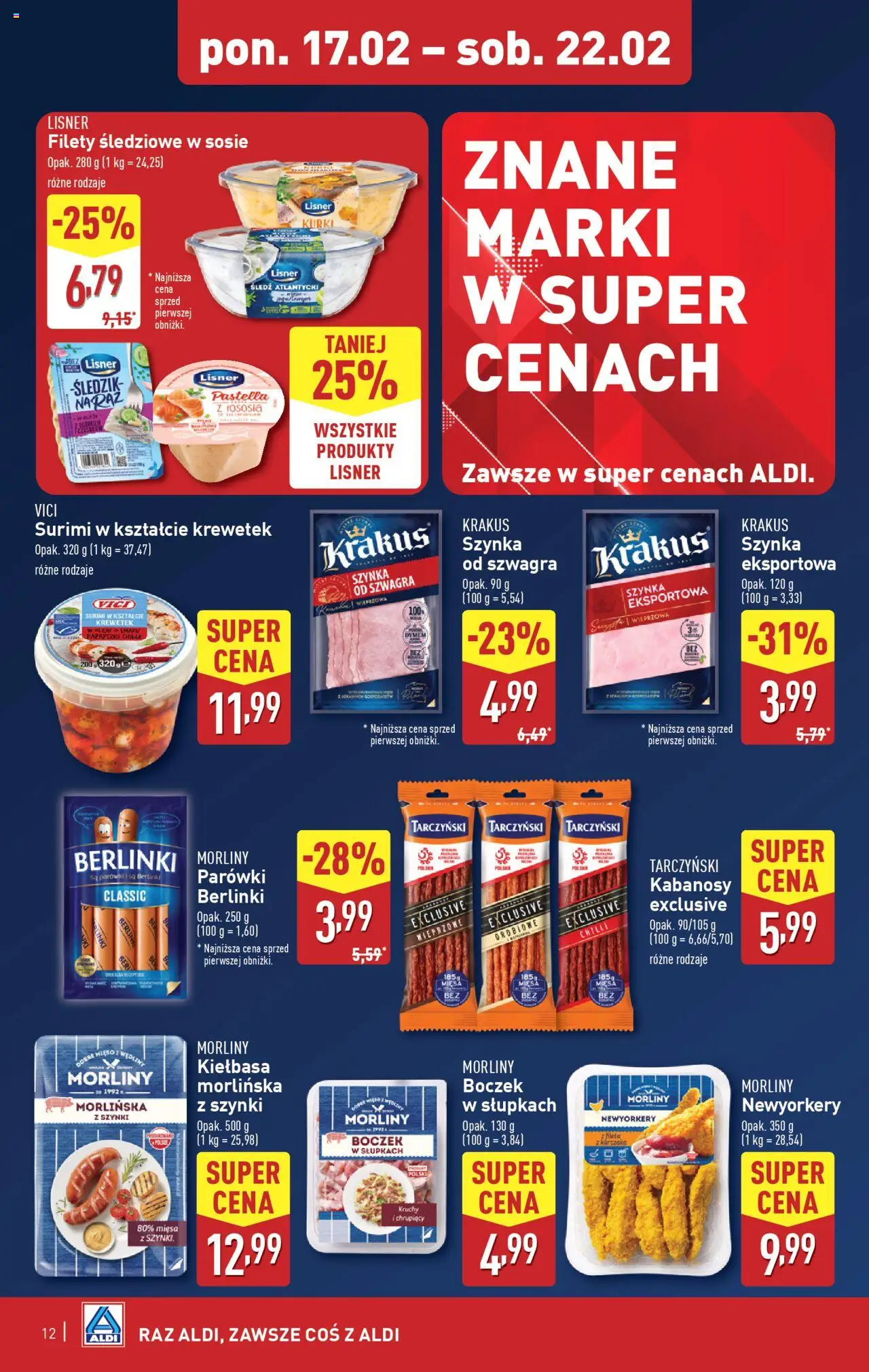 Aldi  Gazetka ważna od 17.02.2025 do 22.02.2025 strona 12