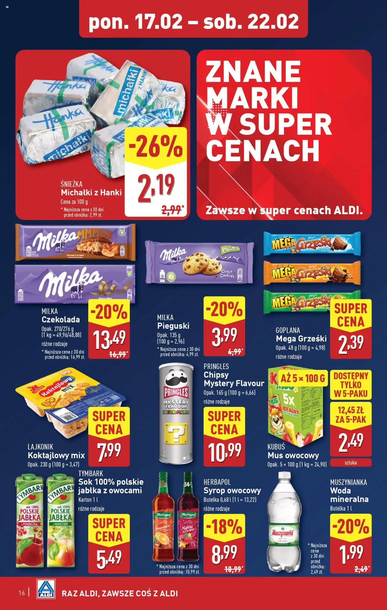Aldi  Gazetka ważna od 17.02.2025 do 22.02.2025 strona 16