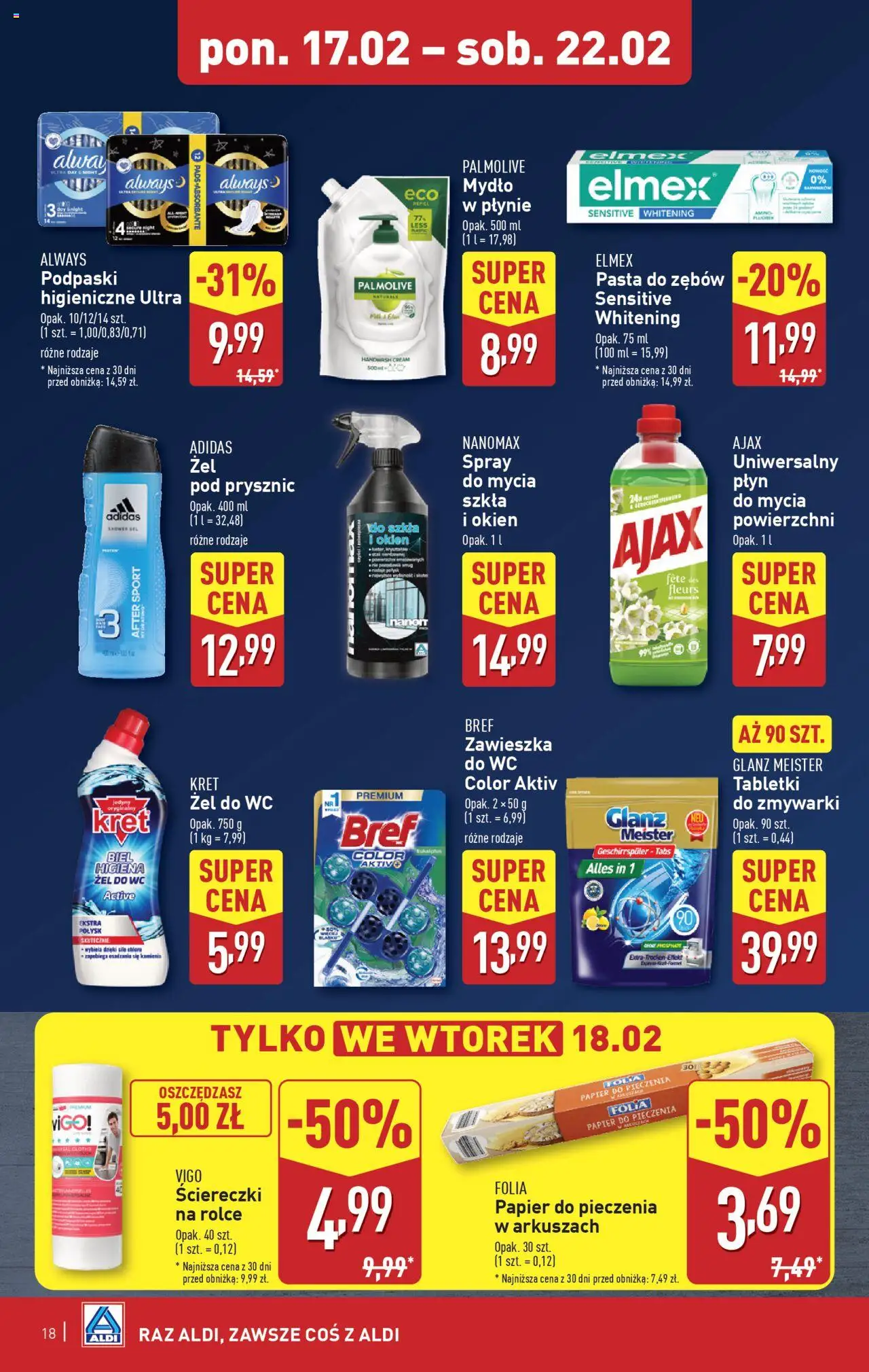 Aldi  Gazetka ważna od 17.02.2025 do 22.02.2025 strona 18