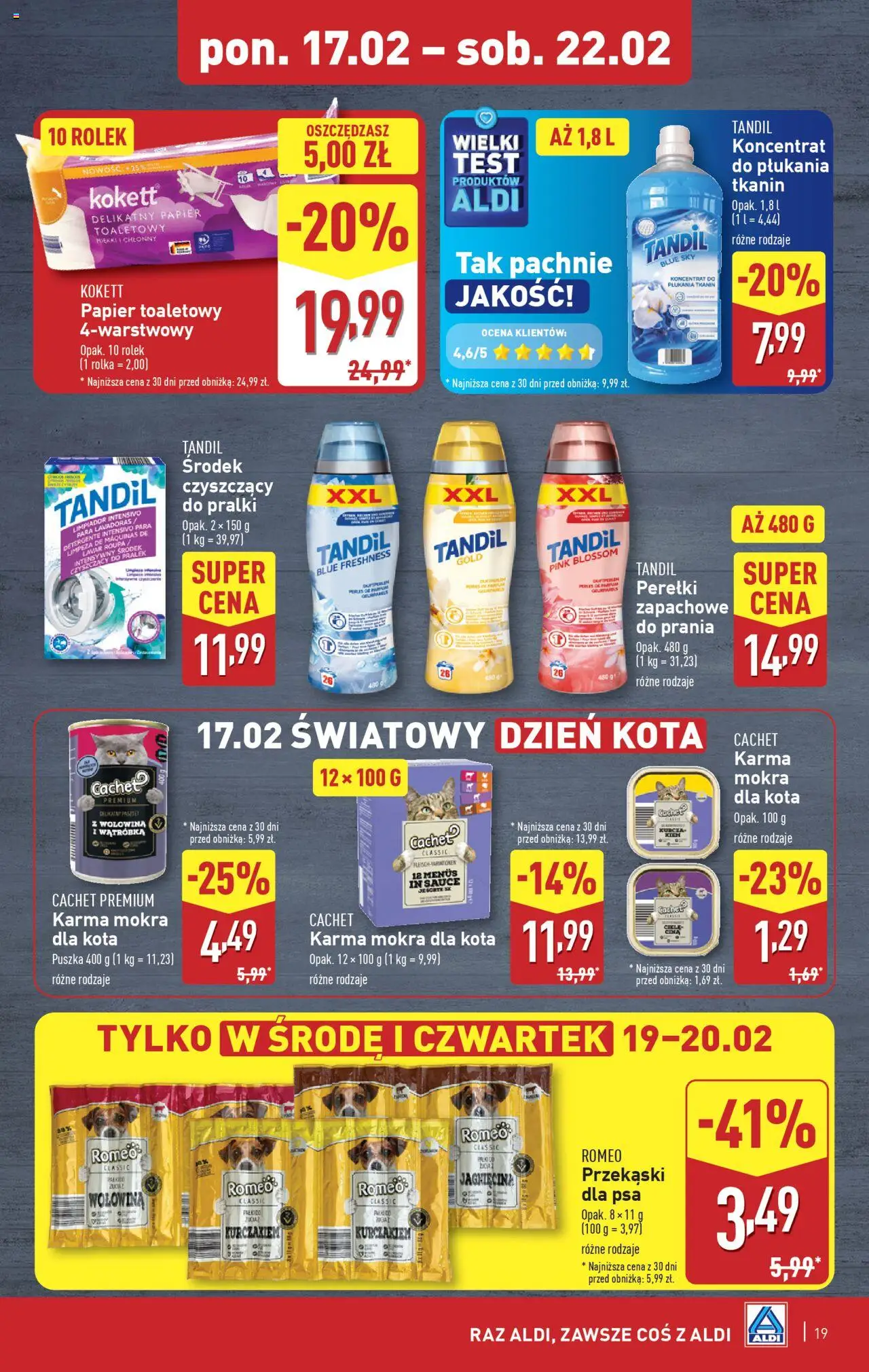 Aldi  Gazetka ważna od 17.02.2025 do 22.02.2025 strona 19