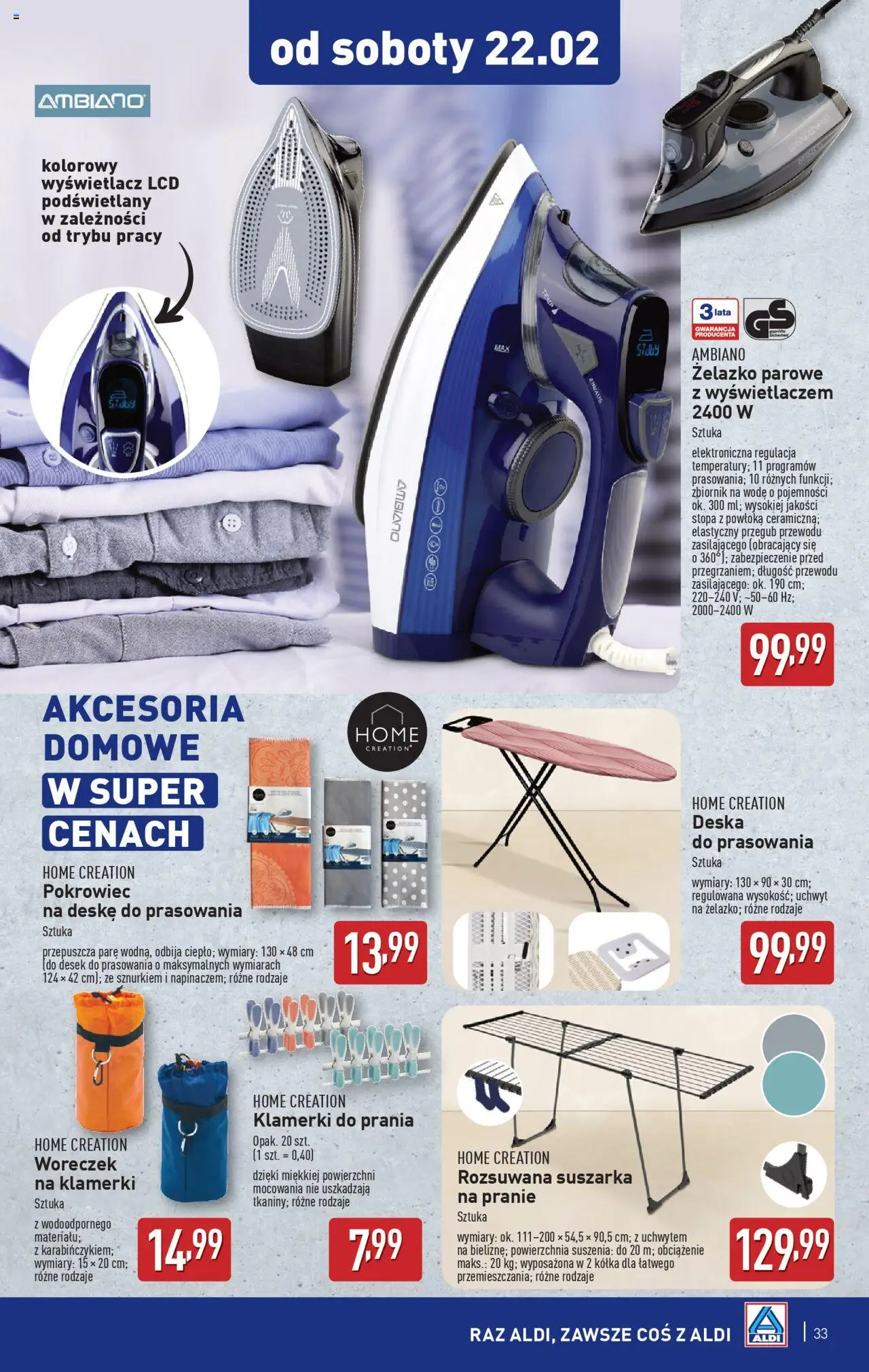 Aldi  Gazetka ważna od 17.02.2025 do 22.02.2025 strona 33