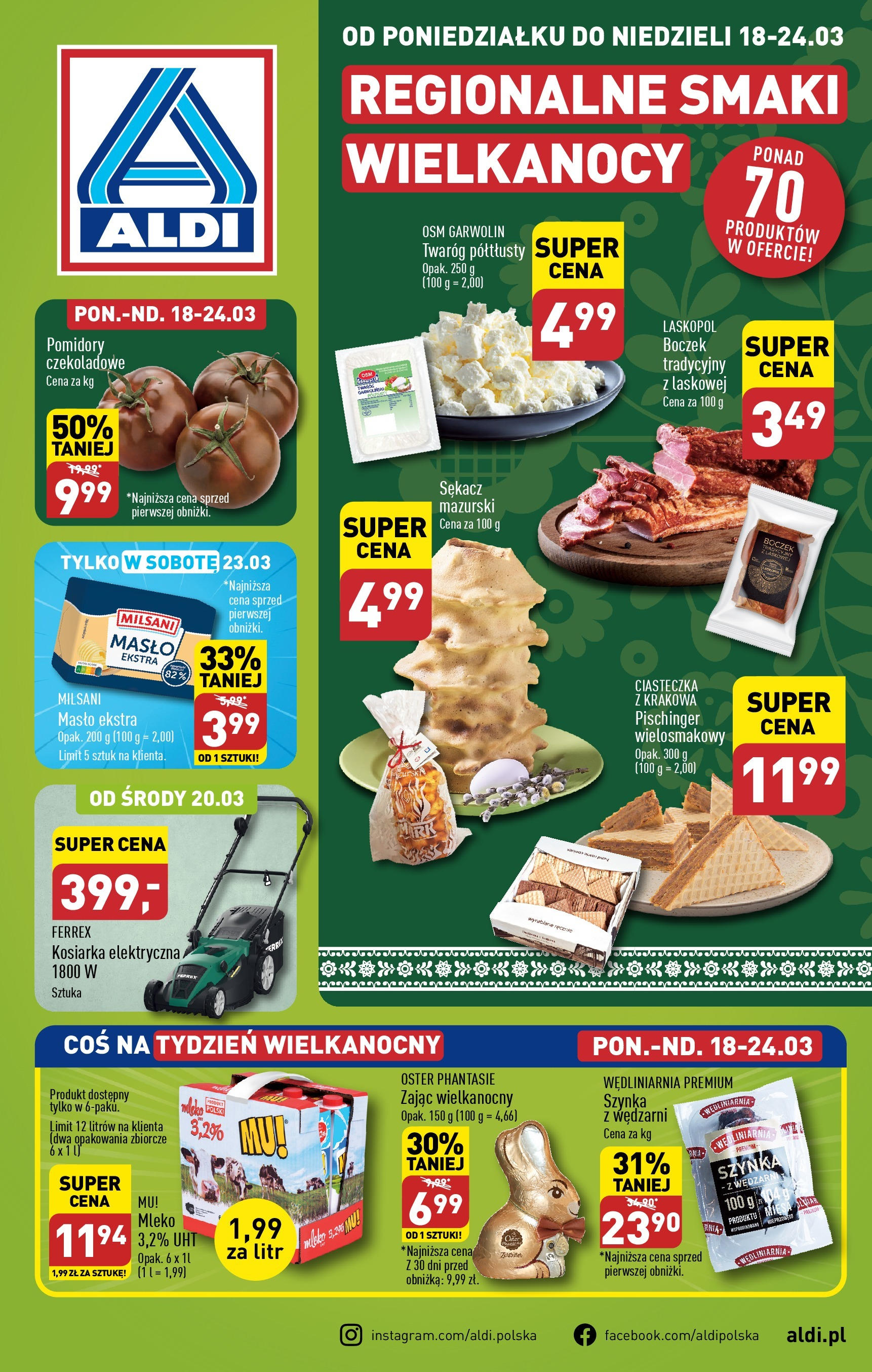 Aldi Gazetka ważna od 18.03.2024 do 24.03.2024 strona 1