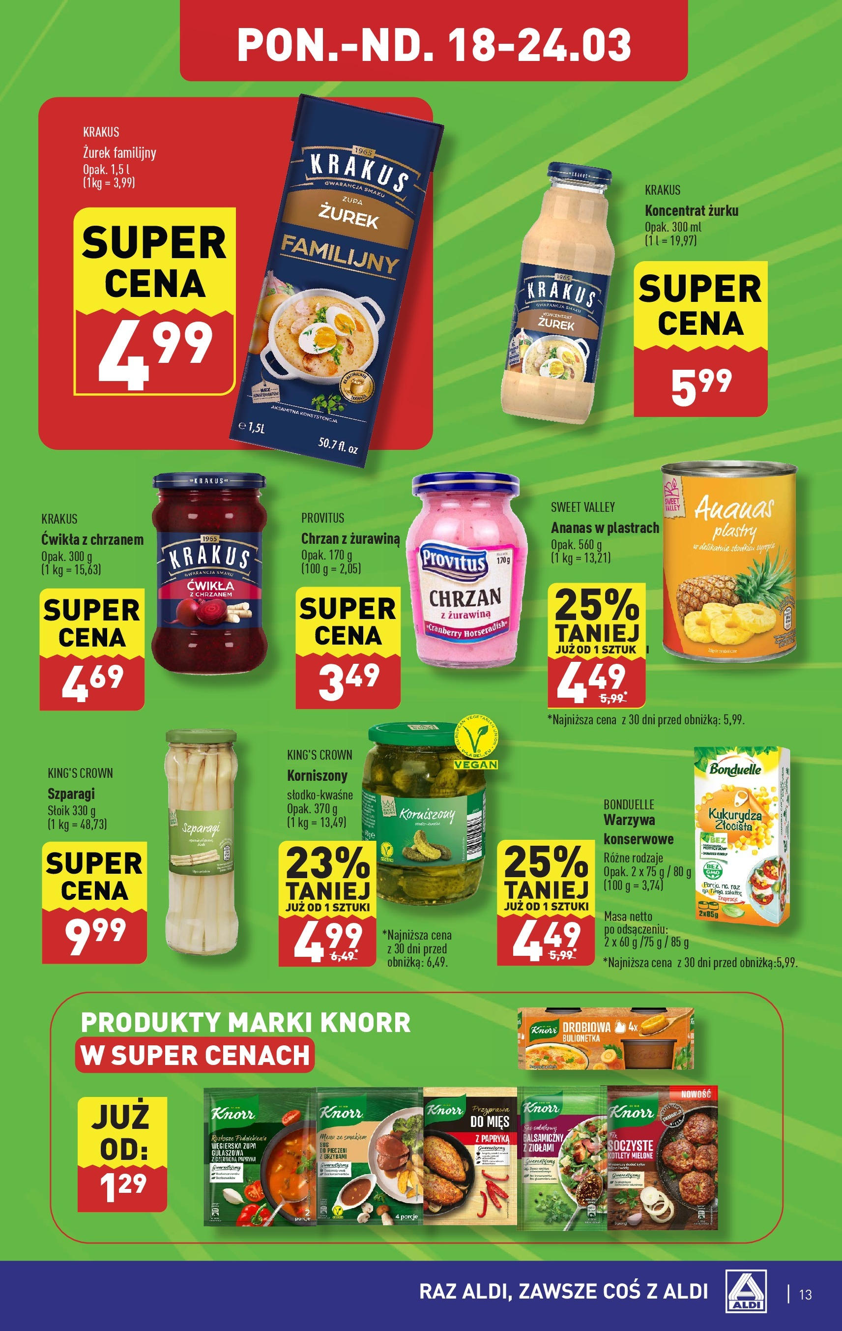 Aldi Gazetka ważna od 18.03.2024 do 24.03.2024 strona 13